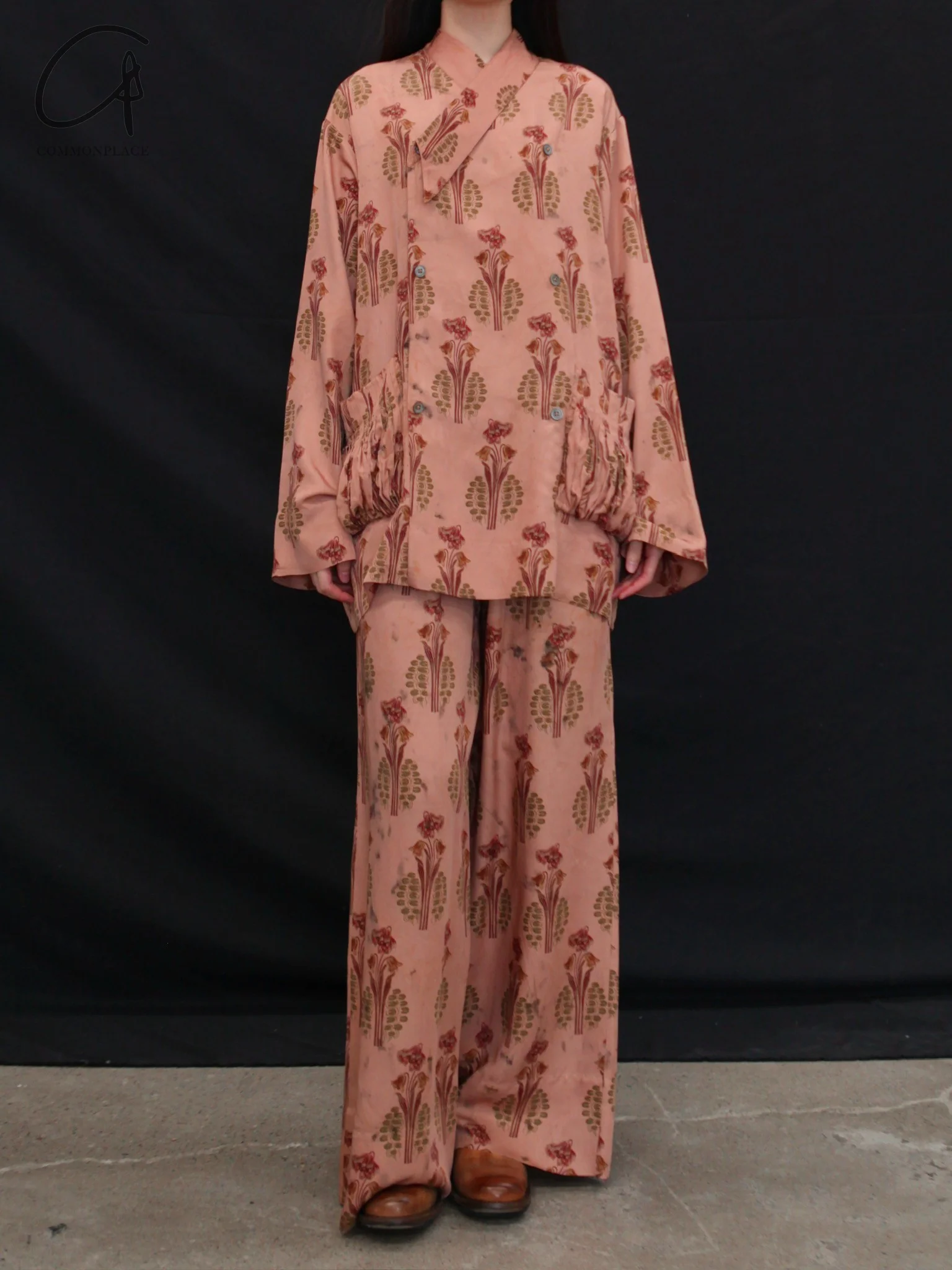 Mutedance 25 Spring/Summer Silk Linen Loose Trousers Series MD-MD25SS79-ROSE MD25SS77 - Image 5