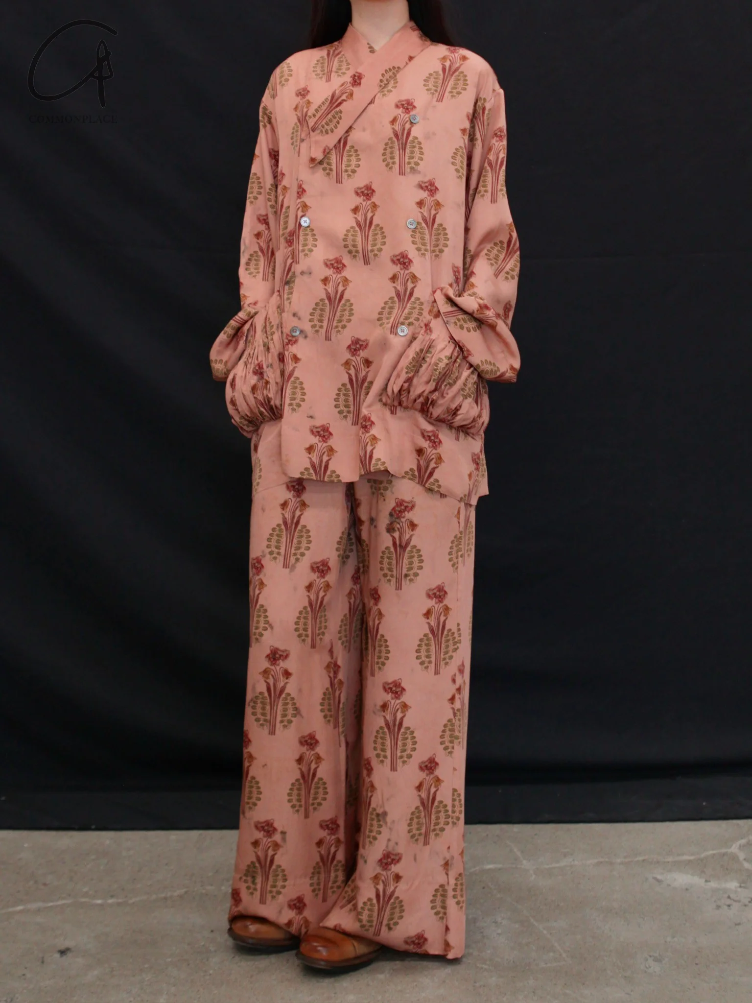 Mutedance 25 Spring/Summer Silk Linen Loose Trousers Series MD-MD25SS79-ROSE MD25SS77 - Image 6