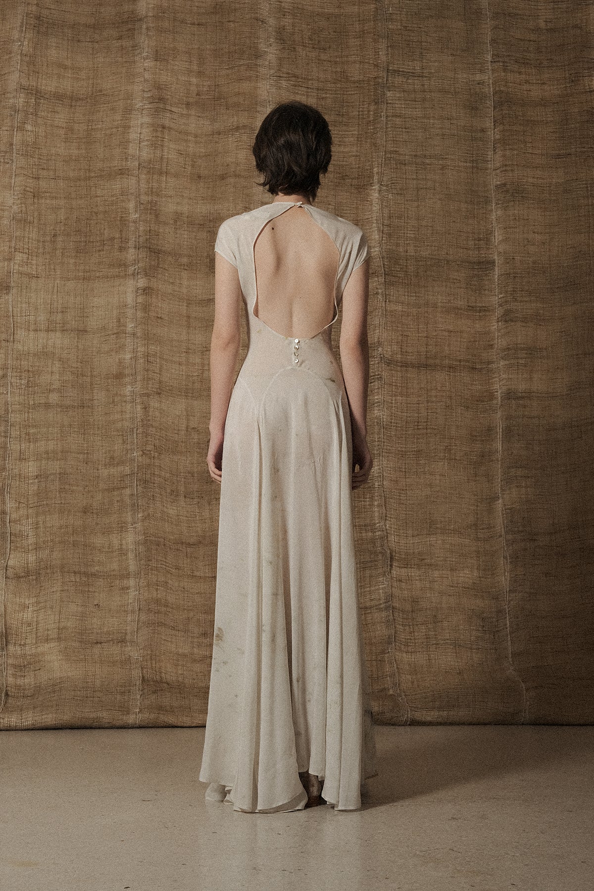 Mutedance 25 Spring/Summer Silk Maxi Dress MD-MD25SS31-HOARY - Image 7