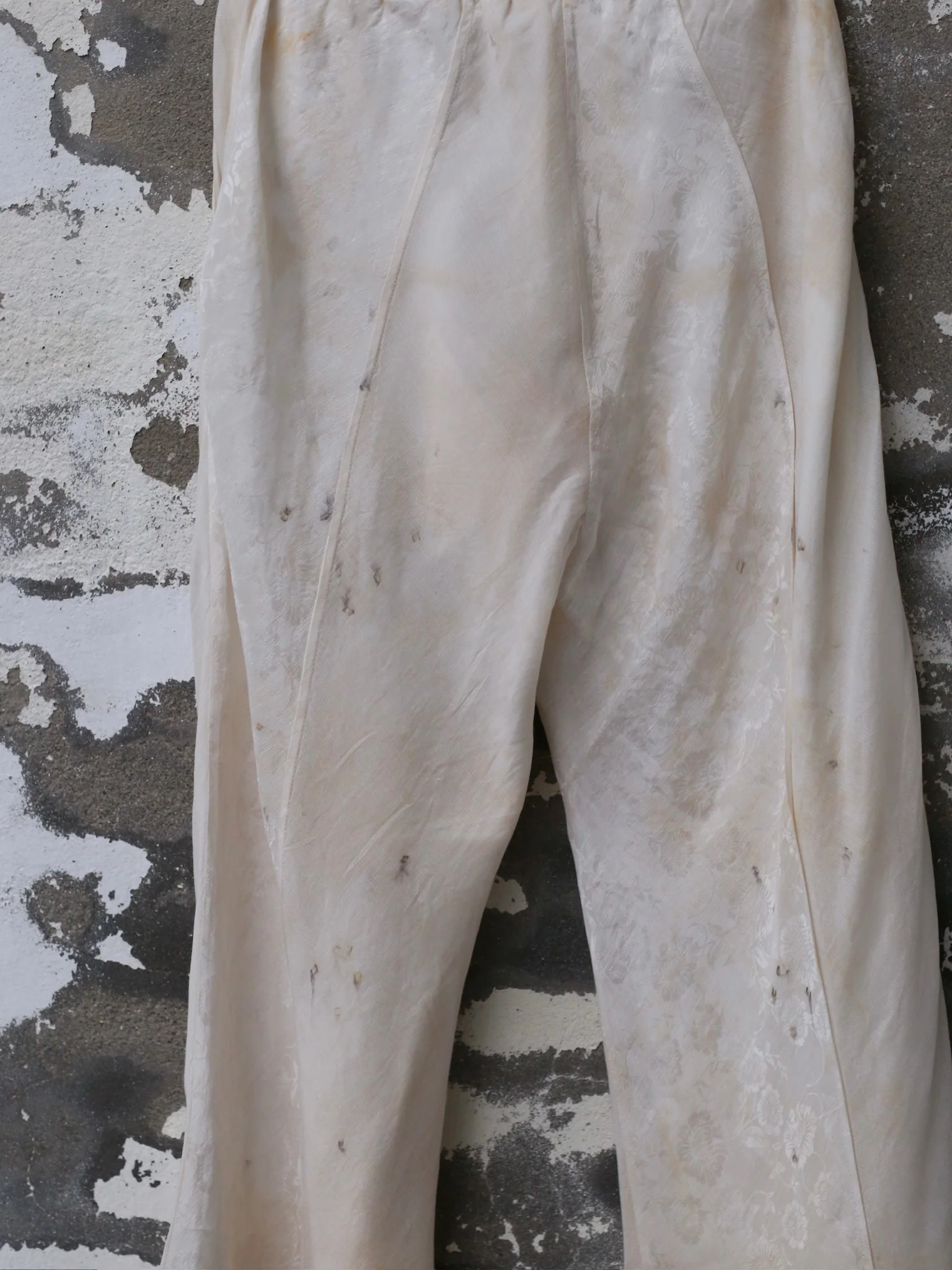 Mutedance 25 Spring/Summer Silk Wide-Leg Double-Layered Trousers MD-MD25SS89-HOARY MD25SS88 - Image 3