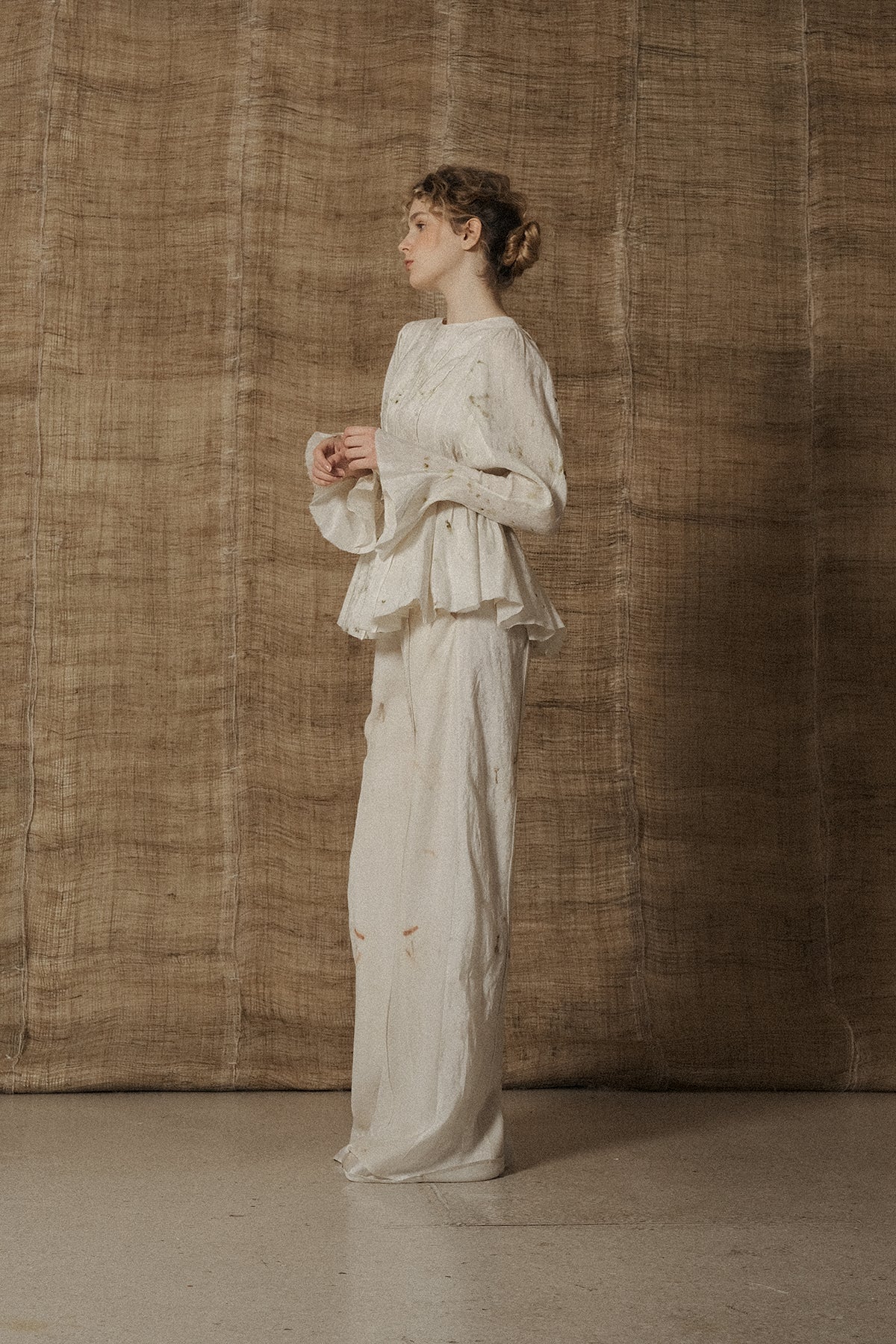 Mutedance 25 Spring/Summer Silk Wide-Leg Double-Layered Trousers MD-MD25SS89-HOARY MD25SS88 - Image 7
