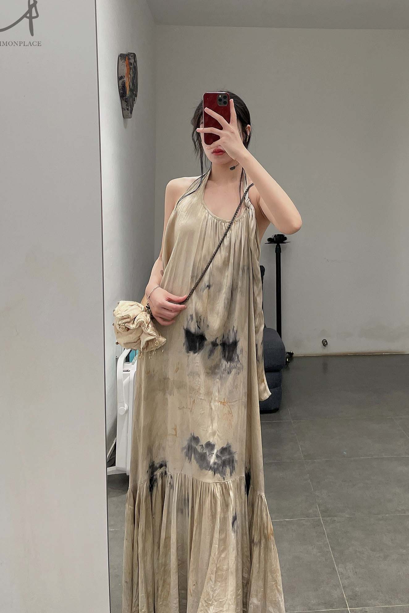 MUTEDANCE asymmetric open back silk skirt MD22SS71 PM27 - Image 15