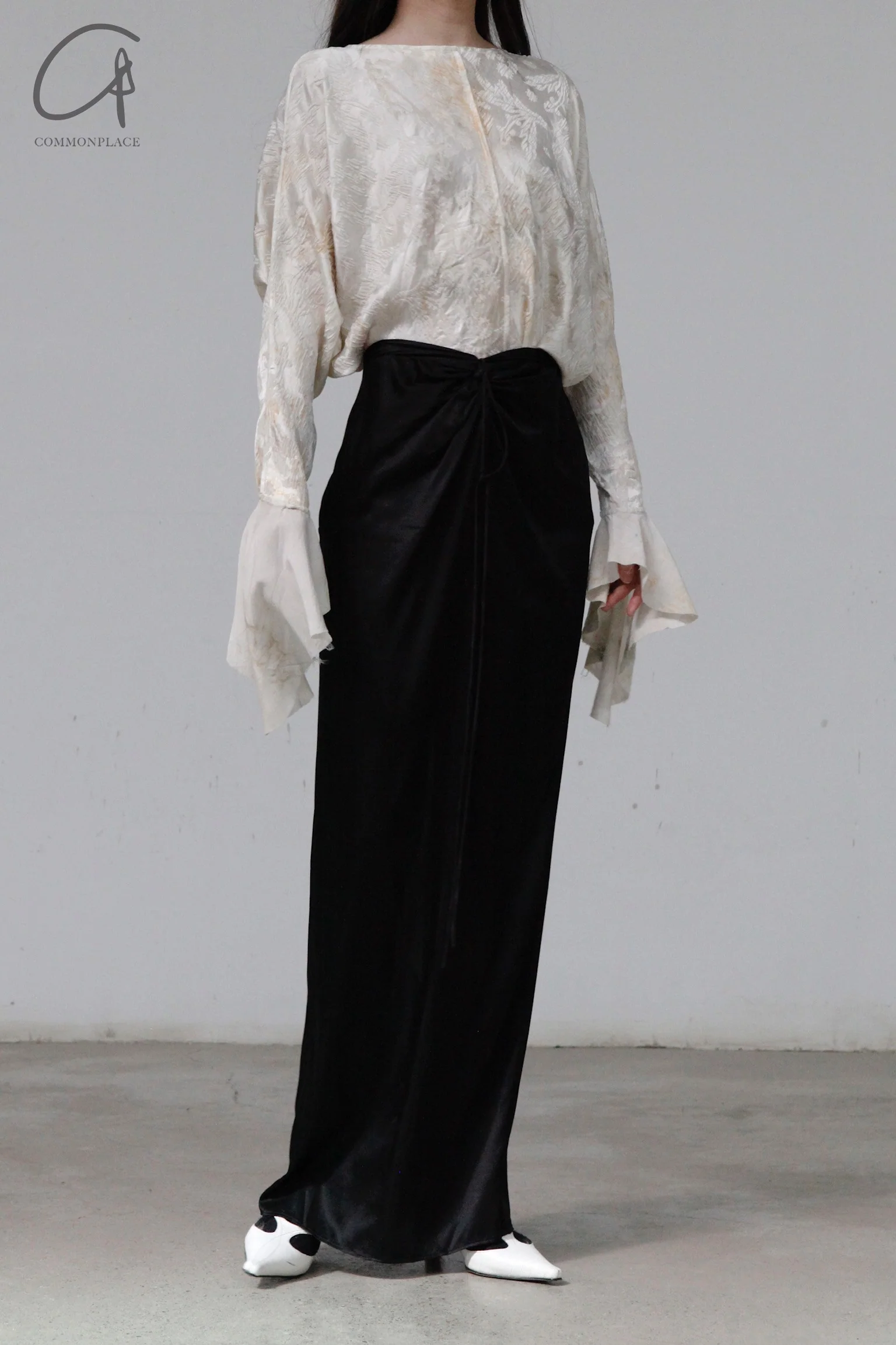MUTEDANCE Back Zip Floral Dye Silk Top MD23SS21 - Image 3