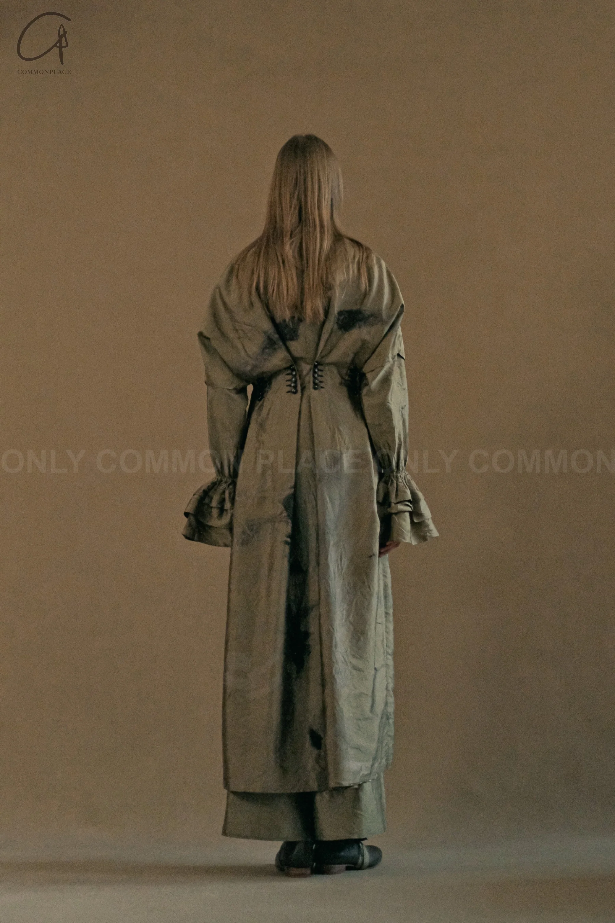 MUTEDANCE belted dress MD-MD23FW09-GANLAN olive PM103 - Image 10