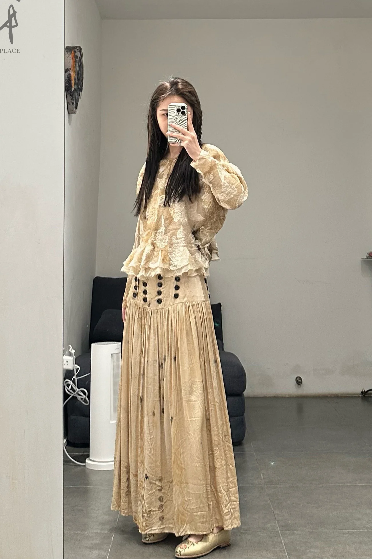 MUTEDANCE Belted Silk Top MD22SS08 - Image 23