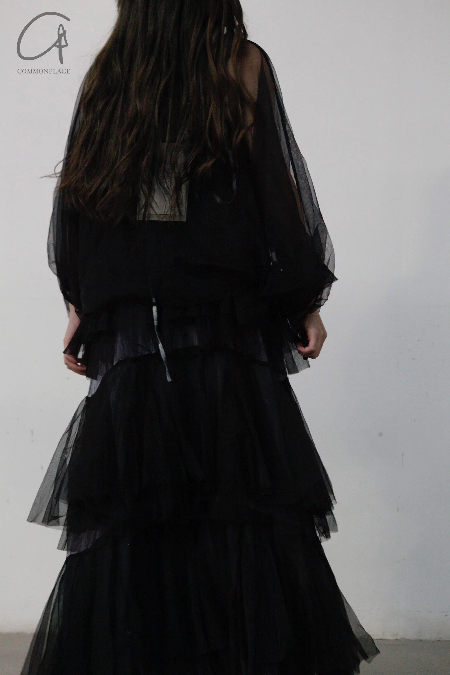 MUTEDANCE black layered dress MD22FW13 PM43 - Image 5