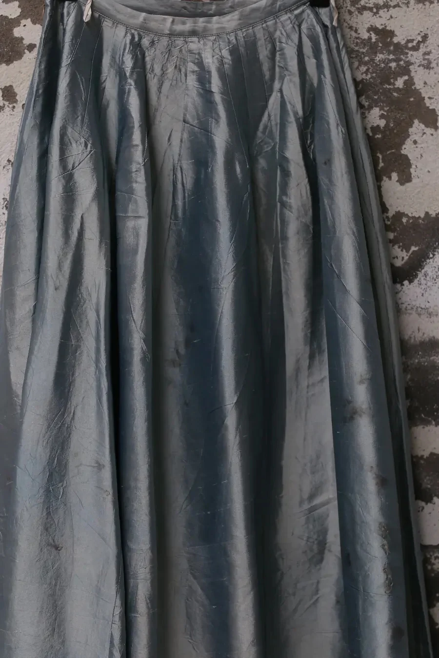 MUTEDANCE Blue Silk Skirt MD23FW12 PM83 - Image 5
