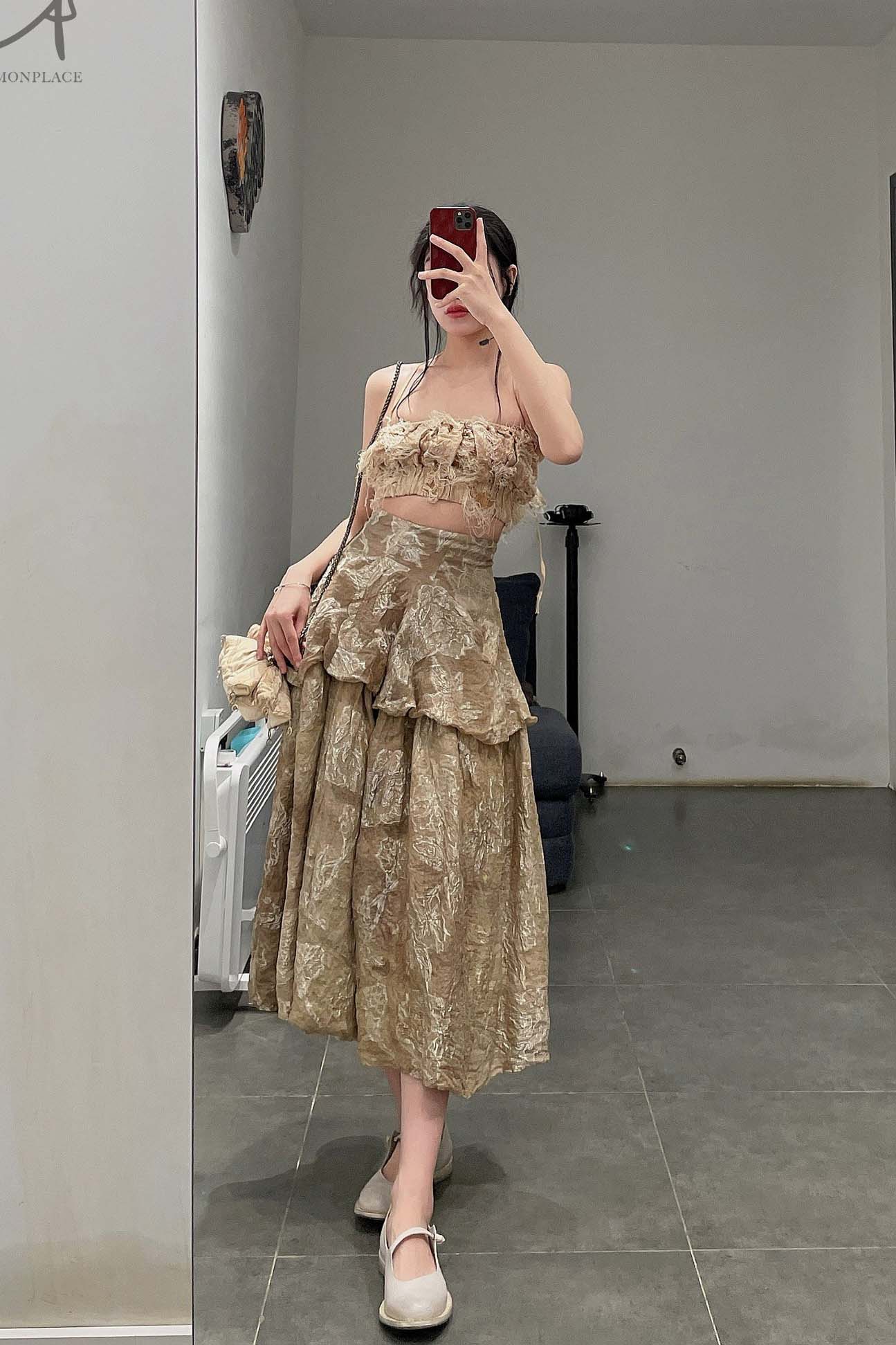 MUTEDANCE bright silk skirt MD22SS12 PM36 - Image 26