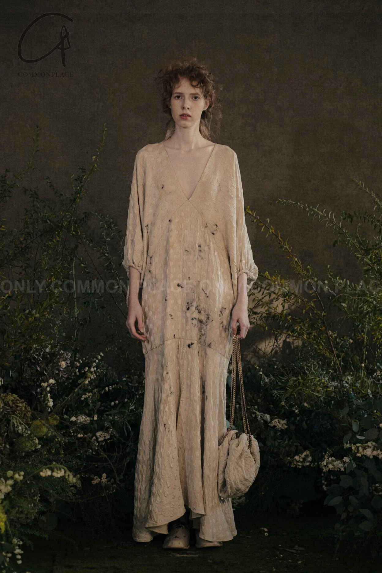Mutedance Double-layer floral dyed handmade long skirt MD-MD23SS72-0 Bubble style PM109 - Image 8