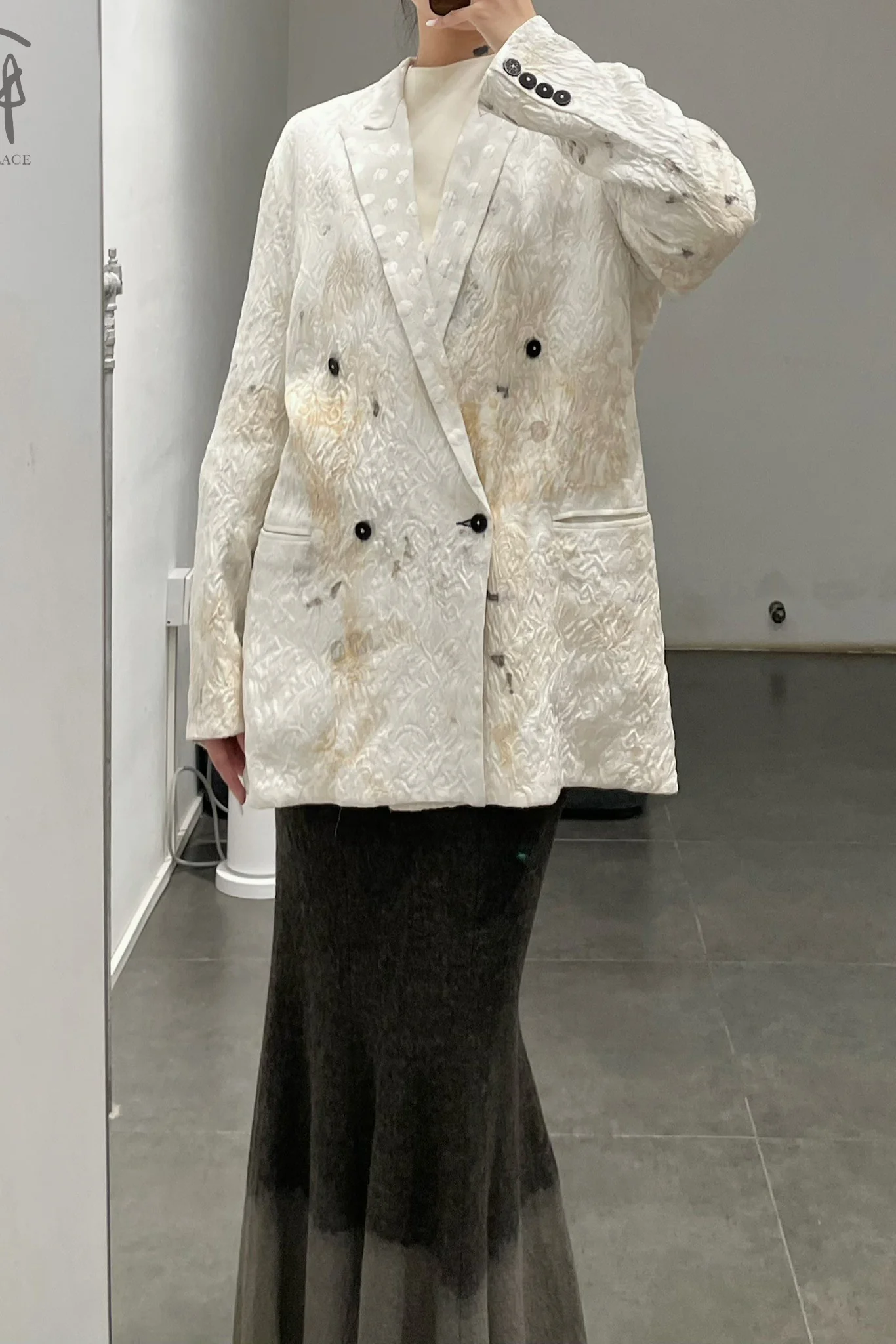Mutedance 23 Spring/Summer Bubble Pattern Jacket Short Coat Handmade MD-MD23SS63-0 PM110 - Image 12