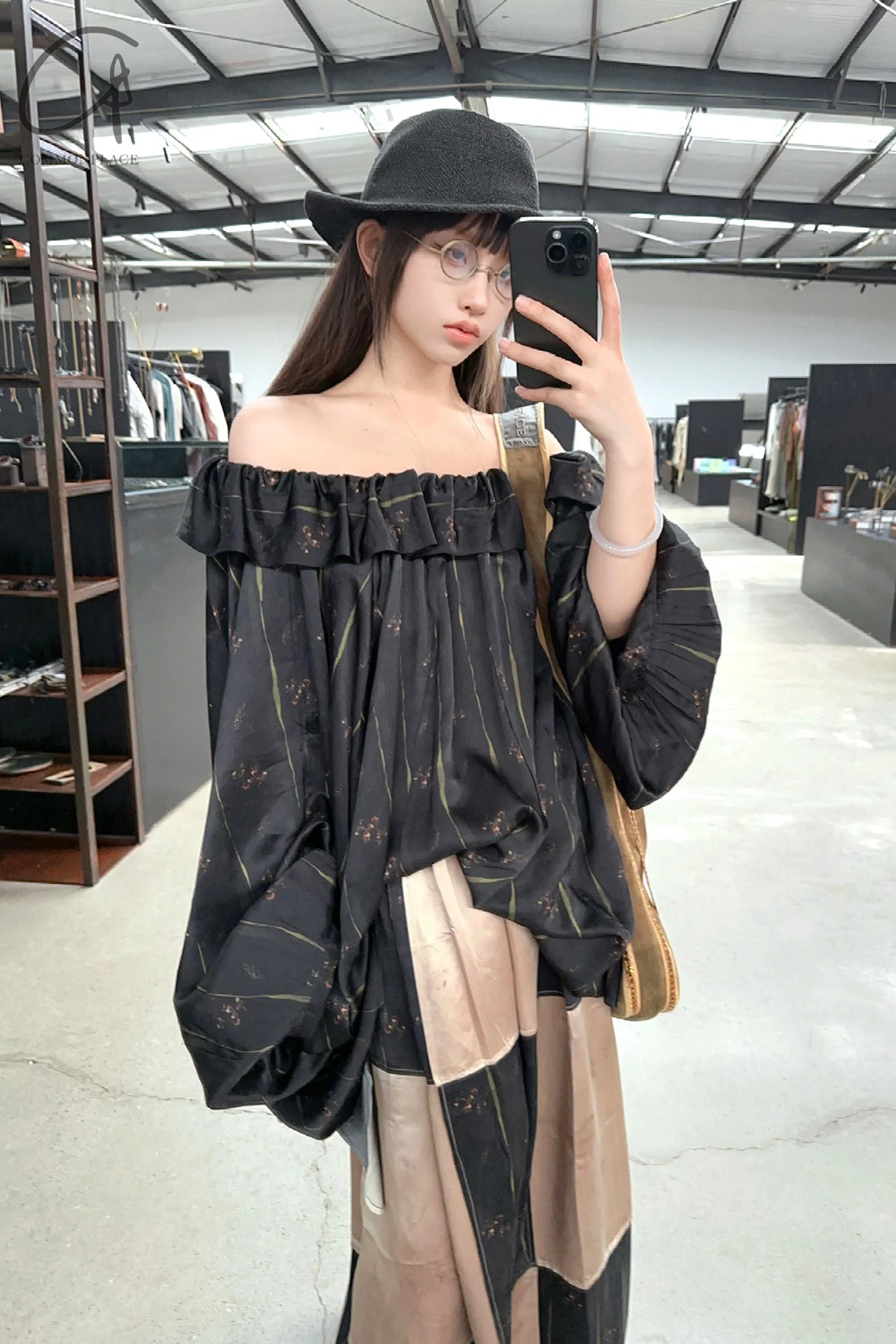 Mutedance 24 Spring/Summer Spliced Skirt MD-MD24SS92-PIN Colorblock PM126 - Image 9