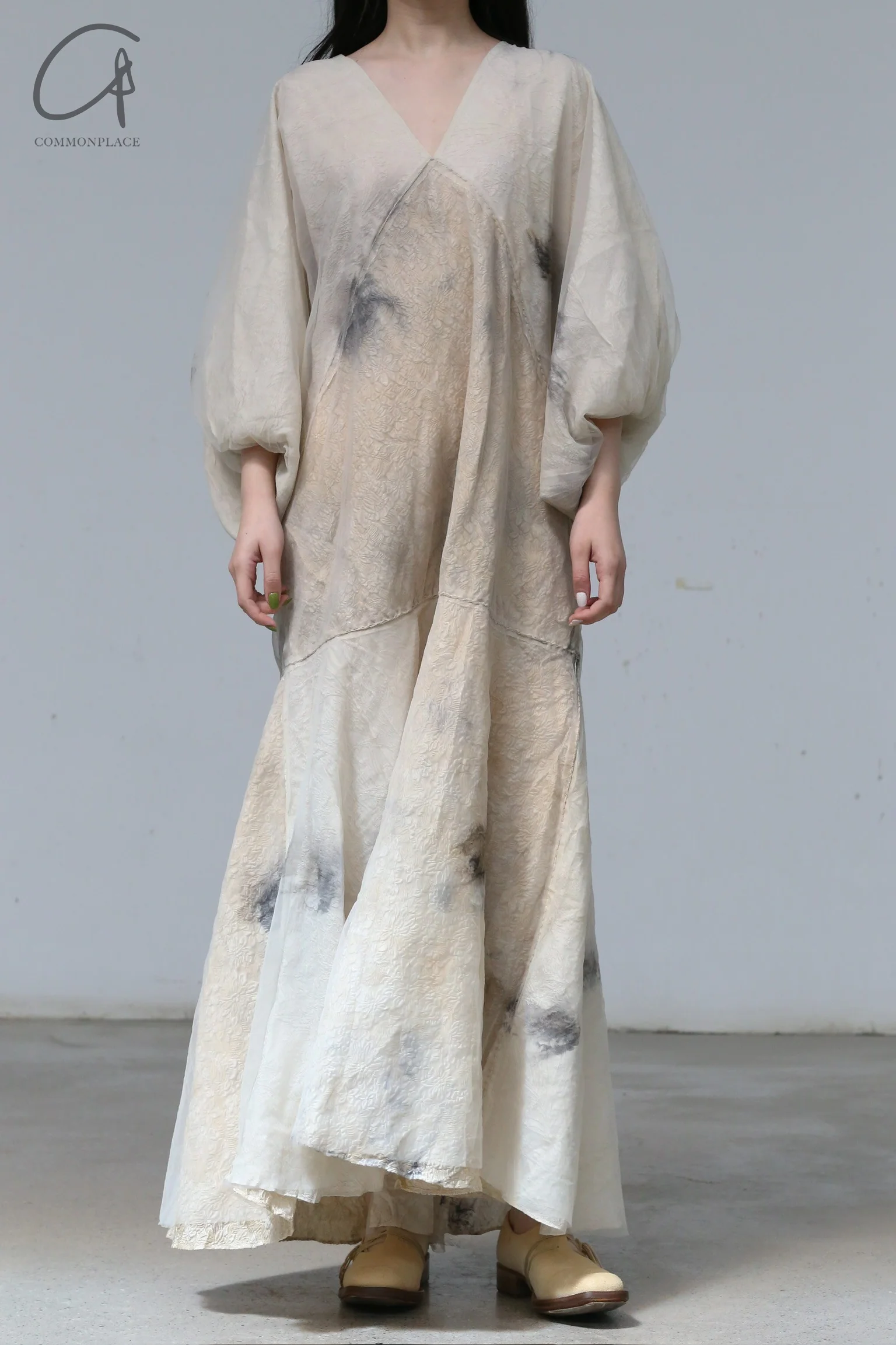 Mutedance double-layer flower-dyed handmade long skirt MD-MD23SS24-MD-MD23SS24-HUARAN flower-dyed long style recommended for those taller than 164 PM109 - Image 5