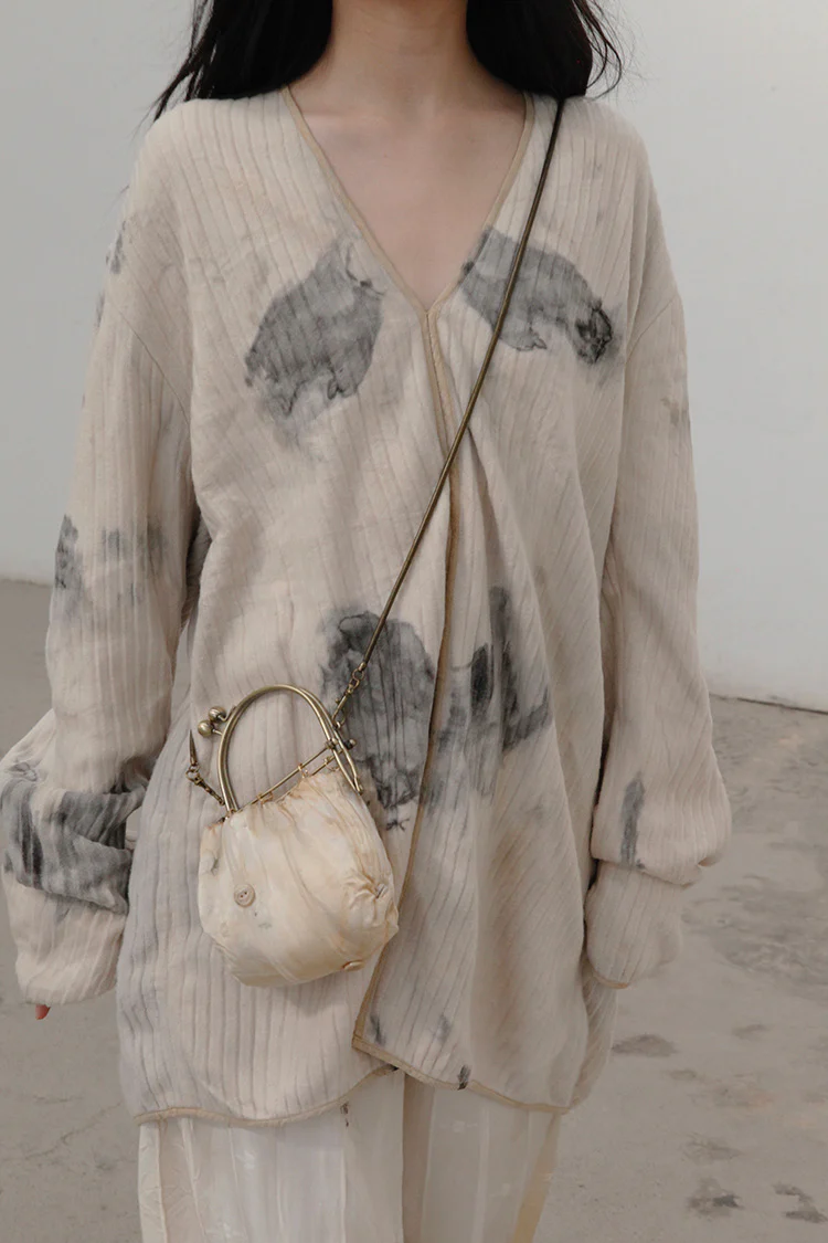 MUTEDANCE dyed cardigan MD21FW26 - Image 6