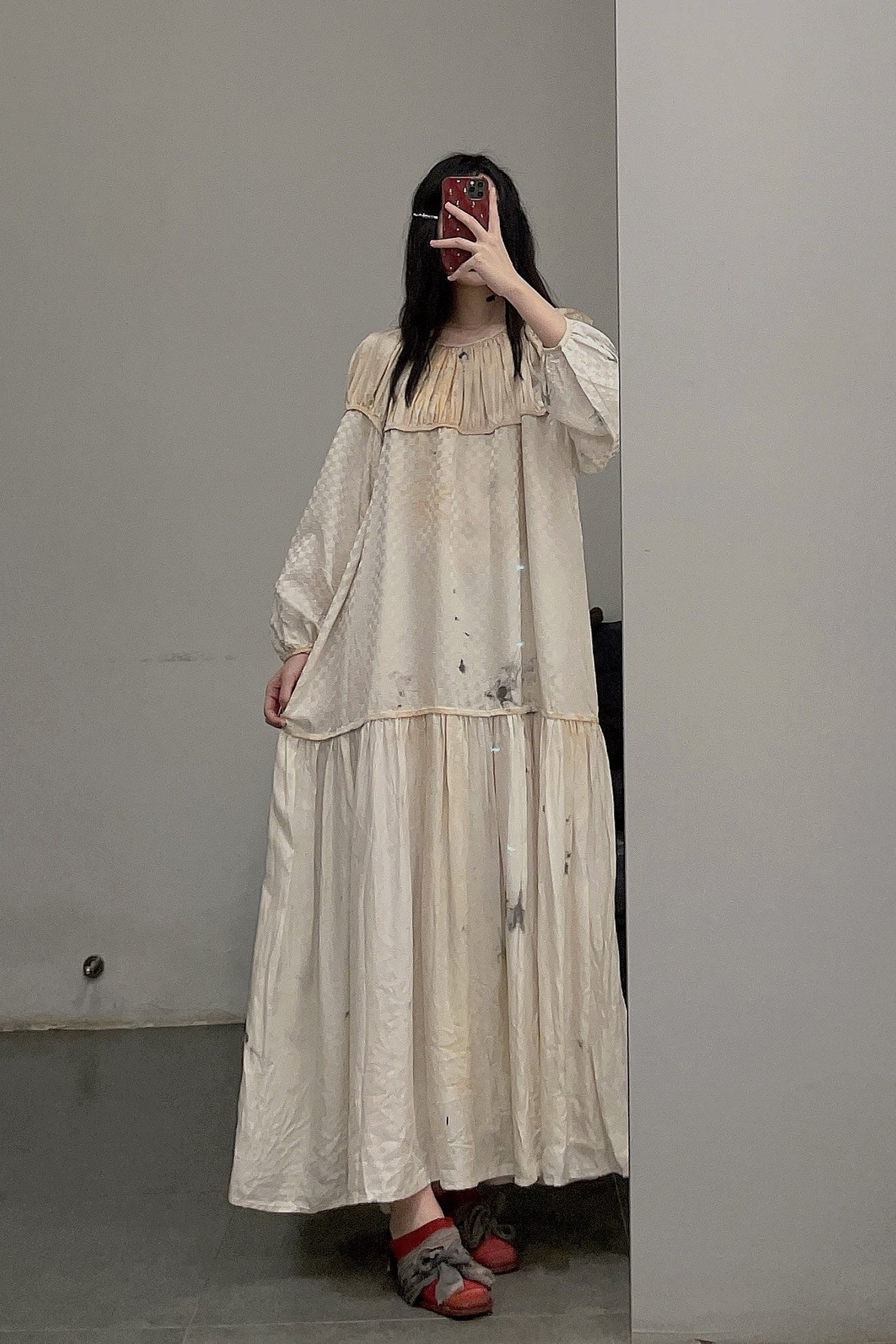 MUTEDANCE dyed silk panel dress MD21FW09 - Image 23
