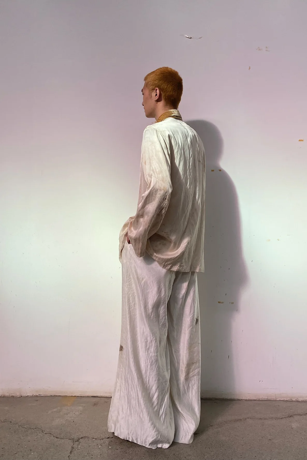 MUTEDANCE Elastic Waist Wide Leg Pants MD22SS25 Off-White PM38 - Image 20