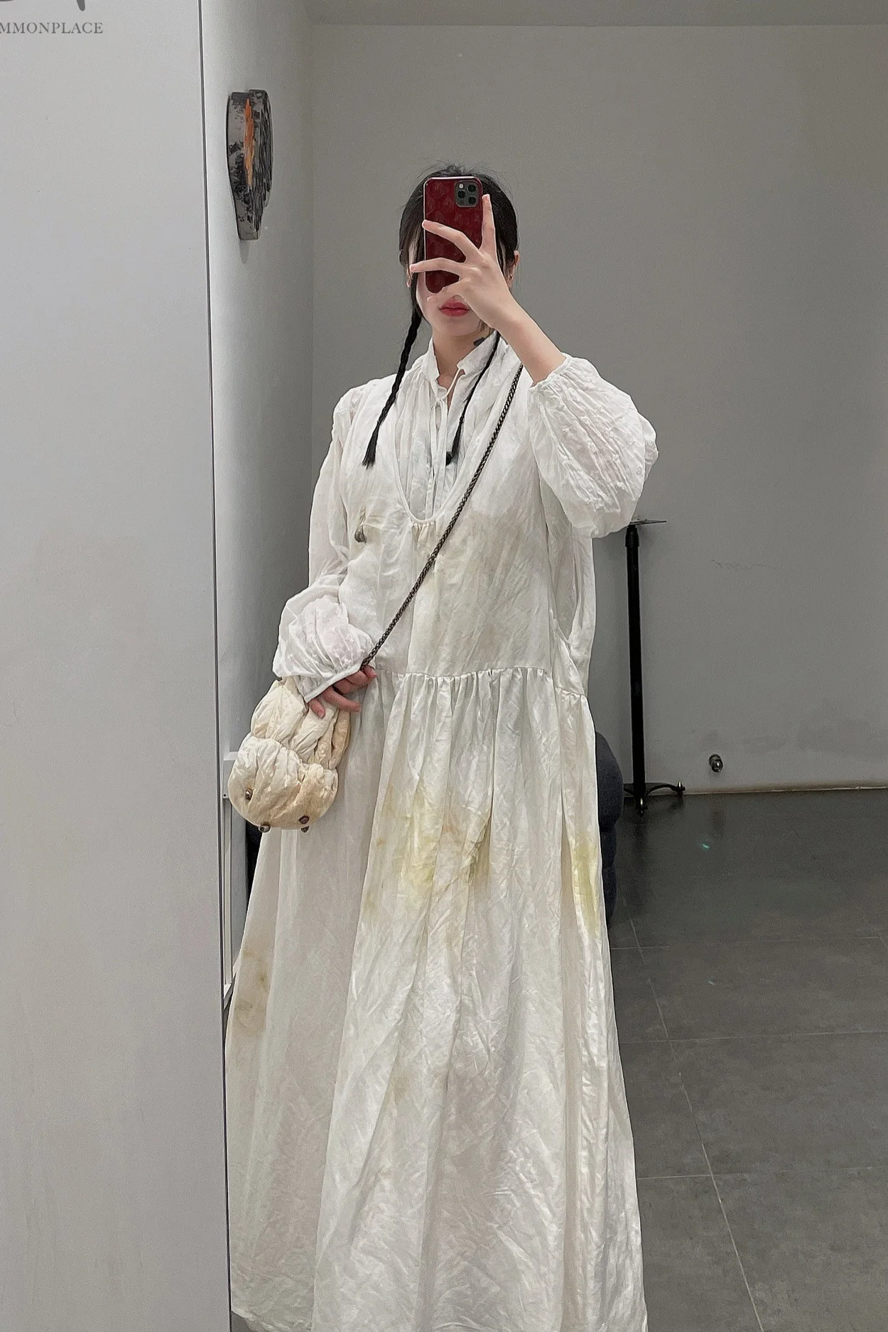 MUTEDANCE embroidered cardigan dress MD-MD22SS26-HUARAN flower dyeing - Image 14