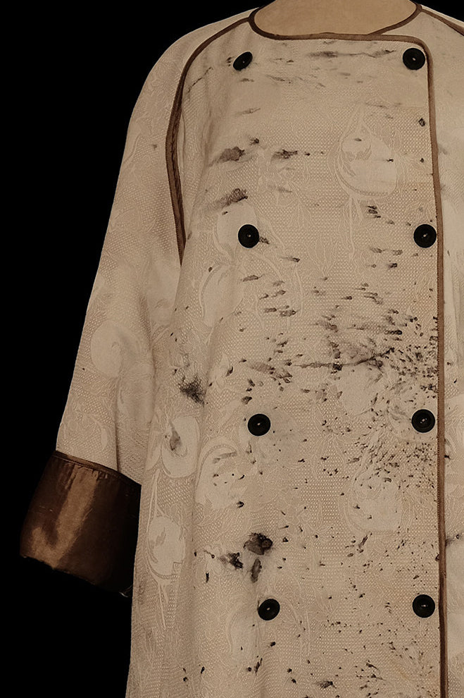 Mutedance Fall/Winter 2025 Double-breasted Crew Neck Coat MD-MD25FW124 (MD25FW123 MD25FW124) - Image 2