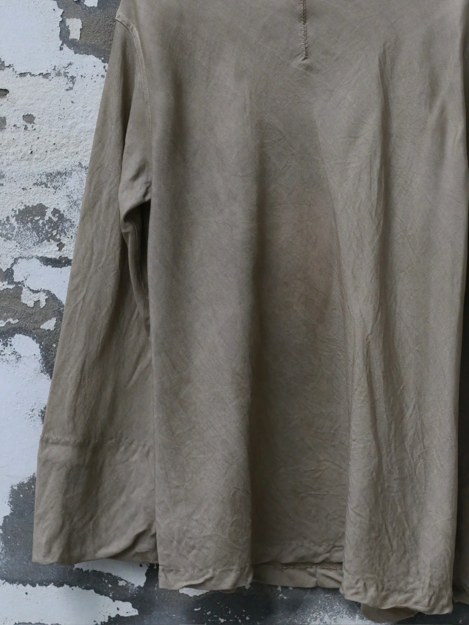 Mutedance Fall/Winter 2025 Henley Shirt MD-MD25FW02-sand - Image 3