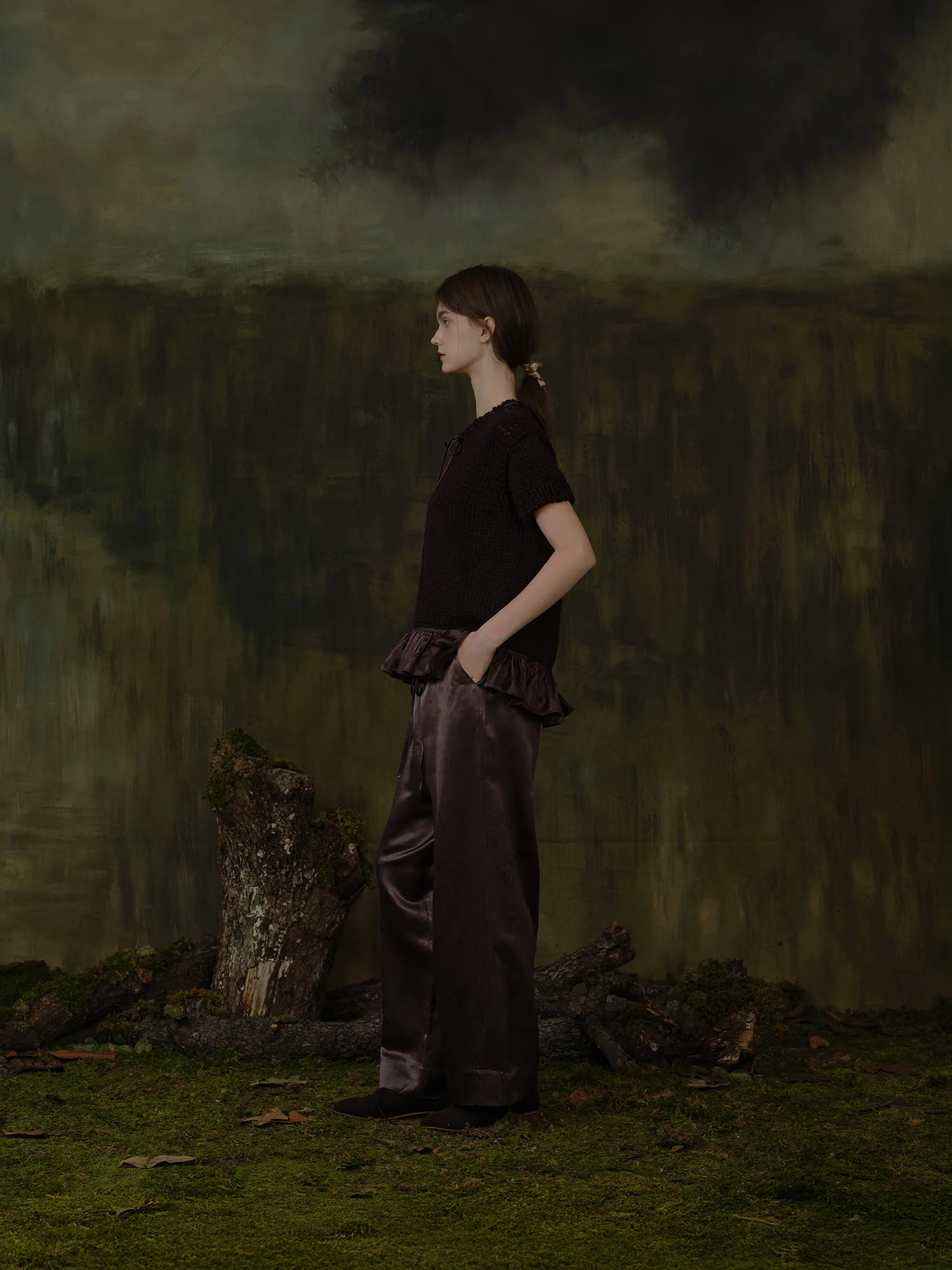 Mutedance Fall/Winter 2025 Knitted Short-Sleeve MD-MD25FW148-purple (MD25FW146) - Image 7