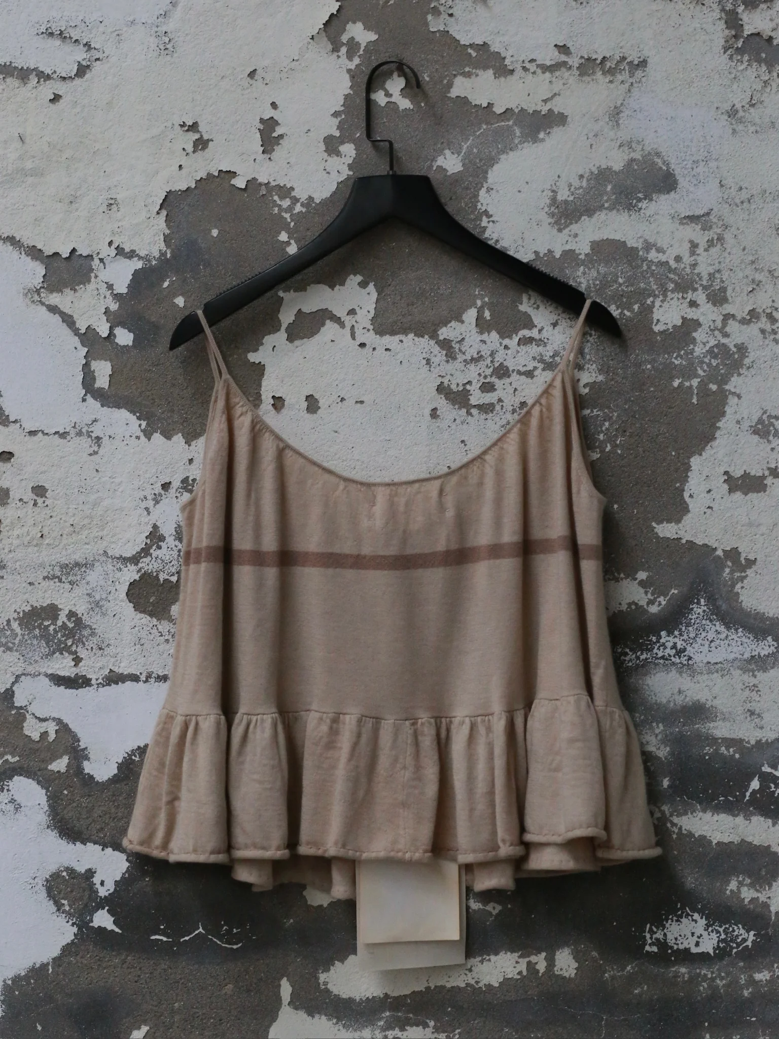 Mutedance Fall/Winter 2025 Knitted Vest MD-MD25FW157-beige - Image 4