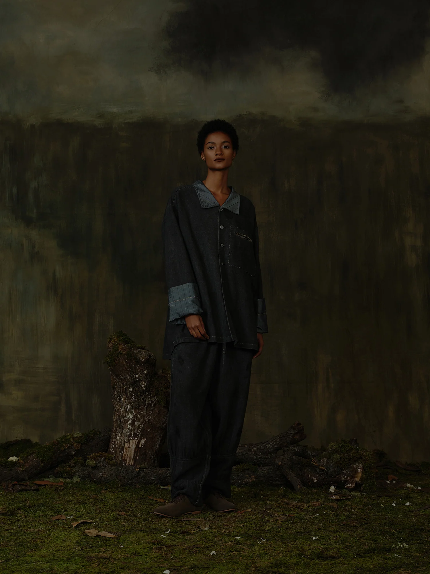 Mutedance Fall/Winter 2025 Reversible Shirt MD-MD25FW06-gray - Image 7