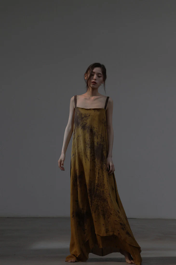 MUTEDANCE (floral dye and gray suspender skirt) MD19SS18Y - Image 10