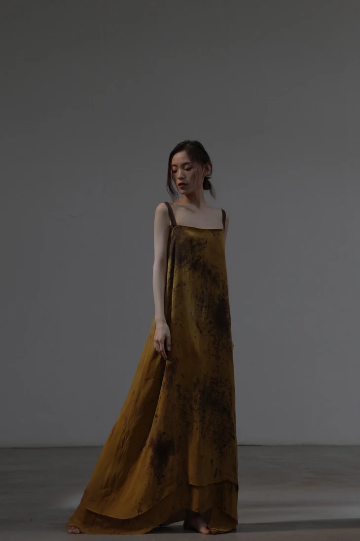 MUTEDANCE (floral dye and gray suspender skirt) MD19SS18Y - Image 8