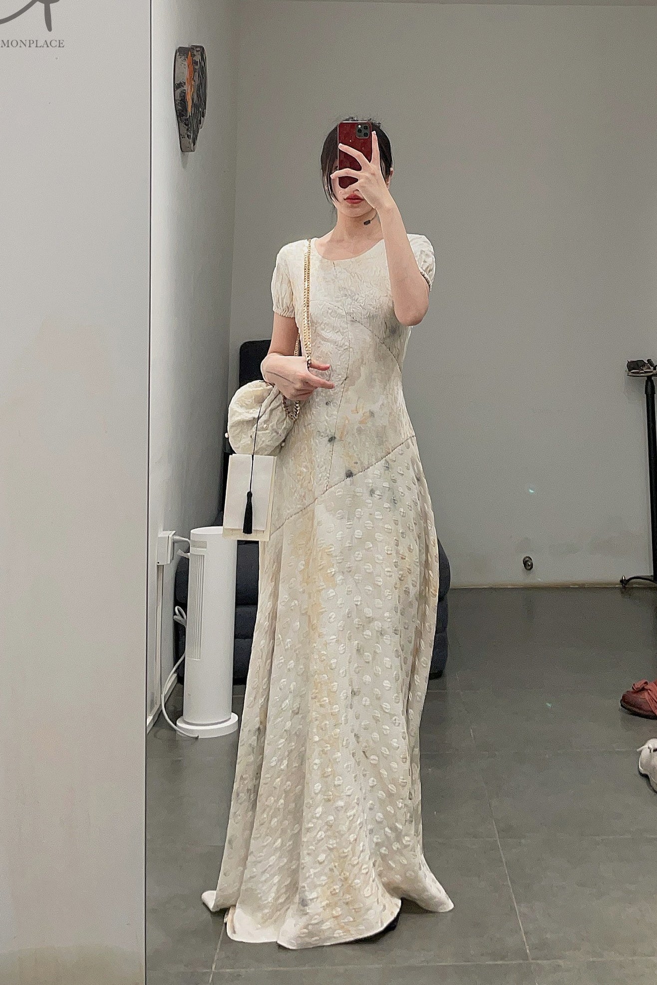 MUTEDANCE Floral dyed silk dress MD23SS20 - Image 21