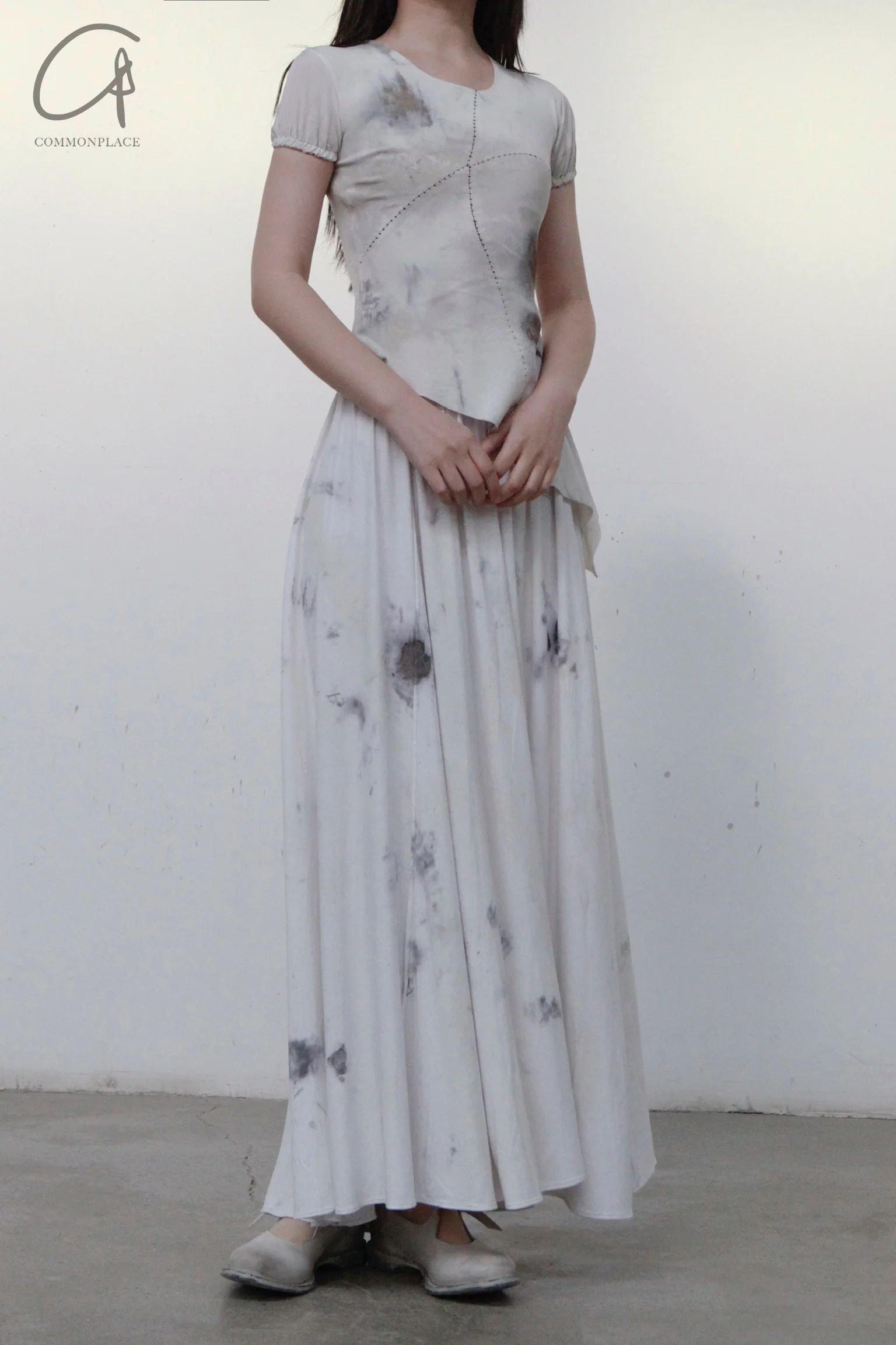 MUTEDANCE flower dyeing skirt MD-MD23SS91-HUARAN - Image 4