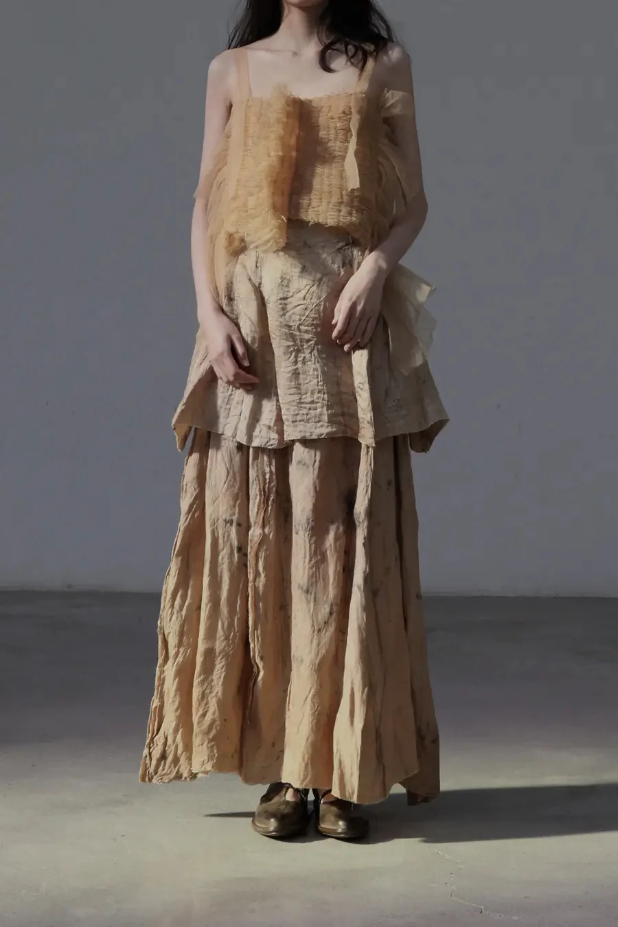 MUTEDANCE gauze pleated vest MD20SS-KAL53 - Image 2