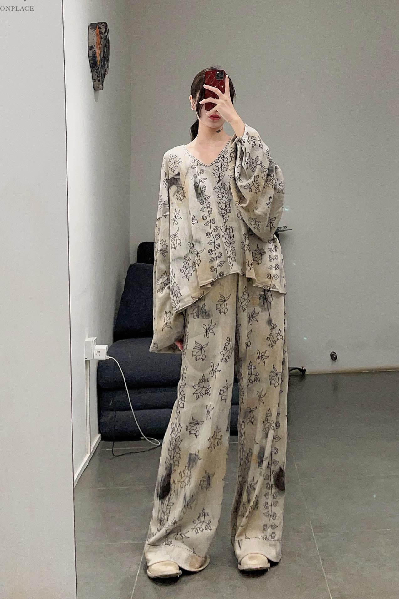 MUTEDANCE goatus printed trousers md22fw06 - Image 7