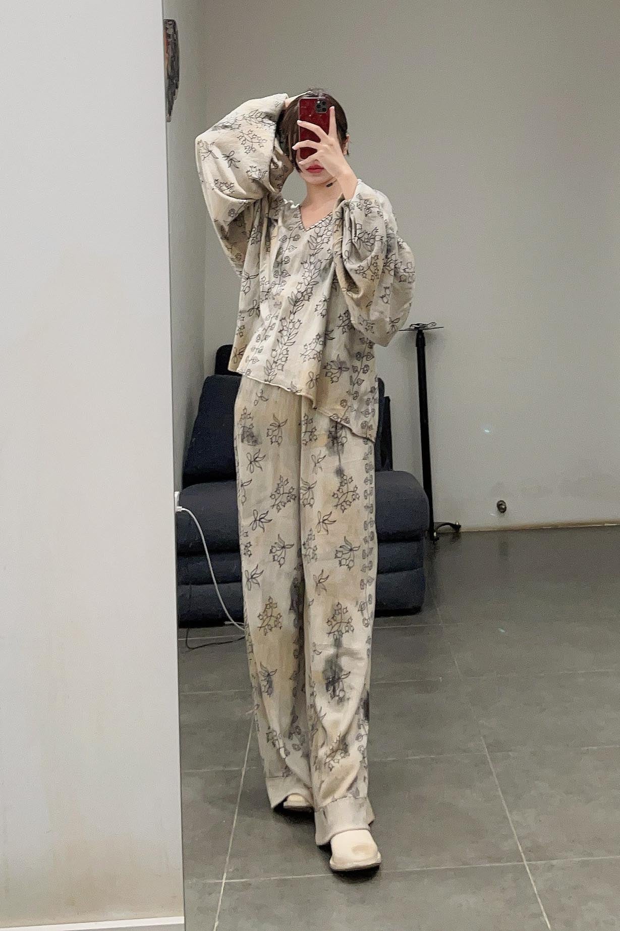 MUTEDANCE goatus printed trousers md22fw06 - Image 8