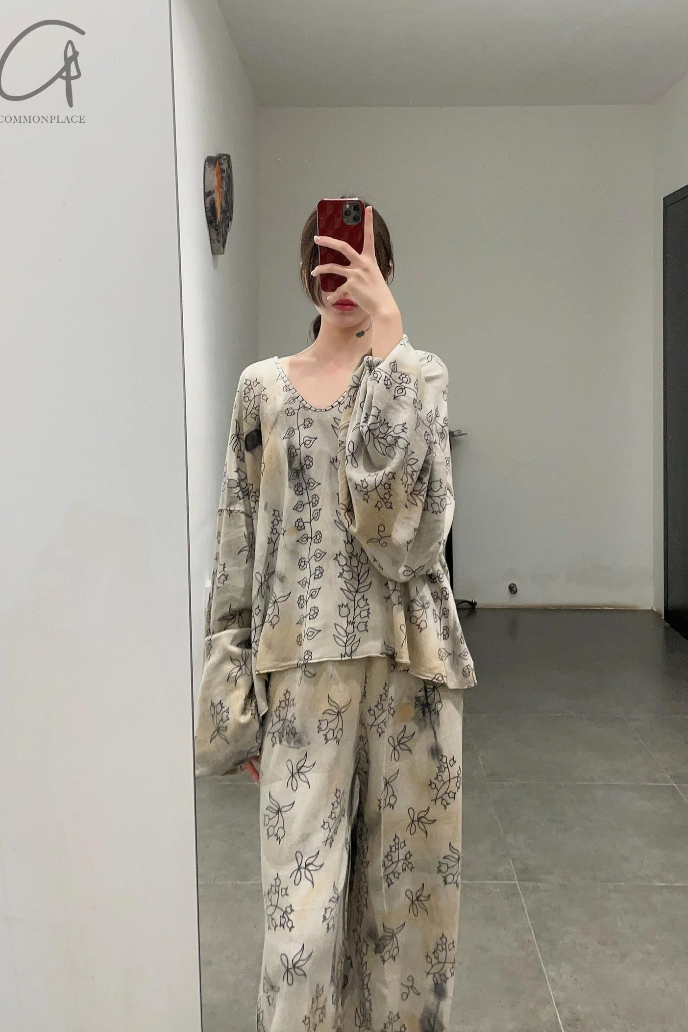 MUTEDANCE goatus printed trousers md22fw06 - Image 9
