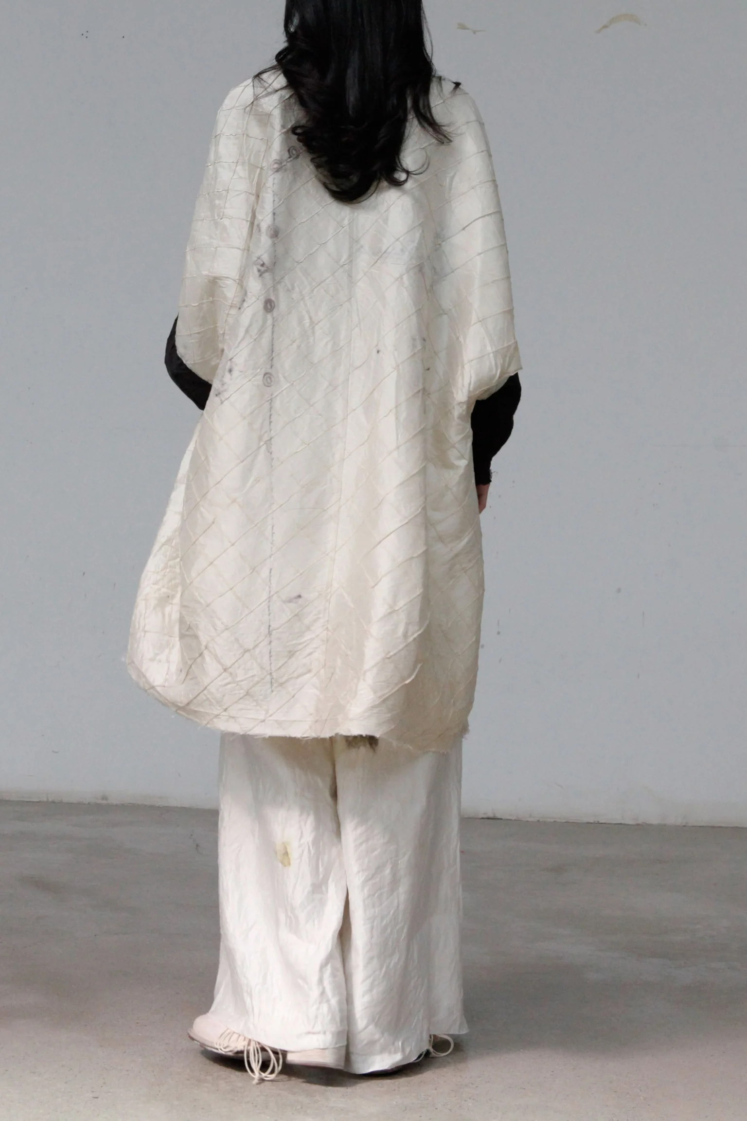 MUTEDANCE Grey Silk Pants MD22SS06 PM39 - Image 22