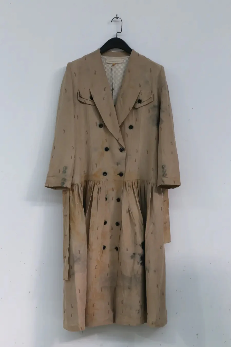 MUTEDANCE hand dyed long coat MD21FW18 - Image 7