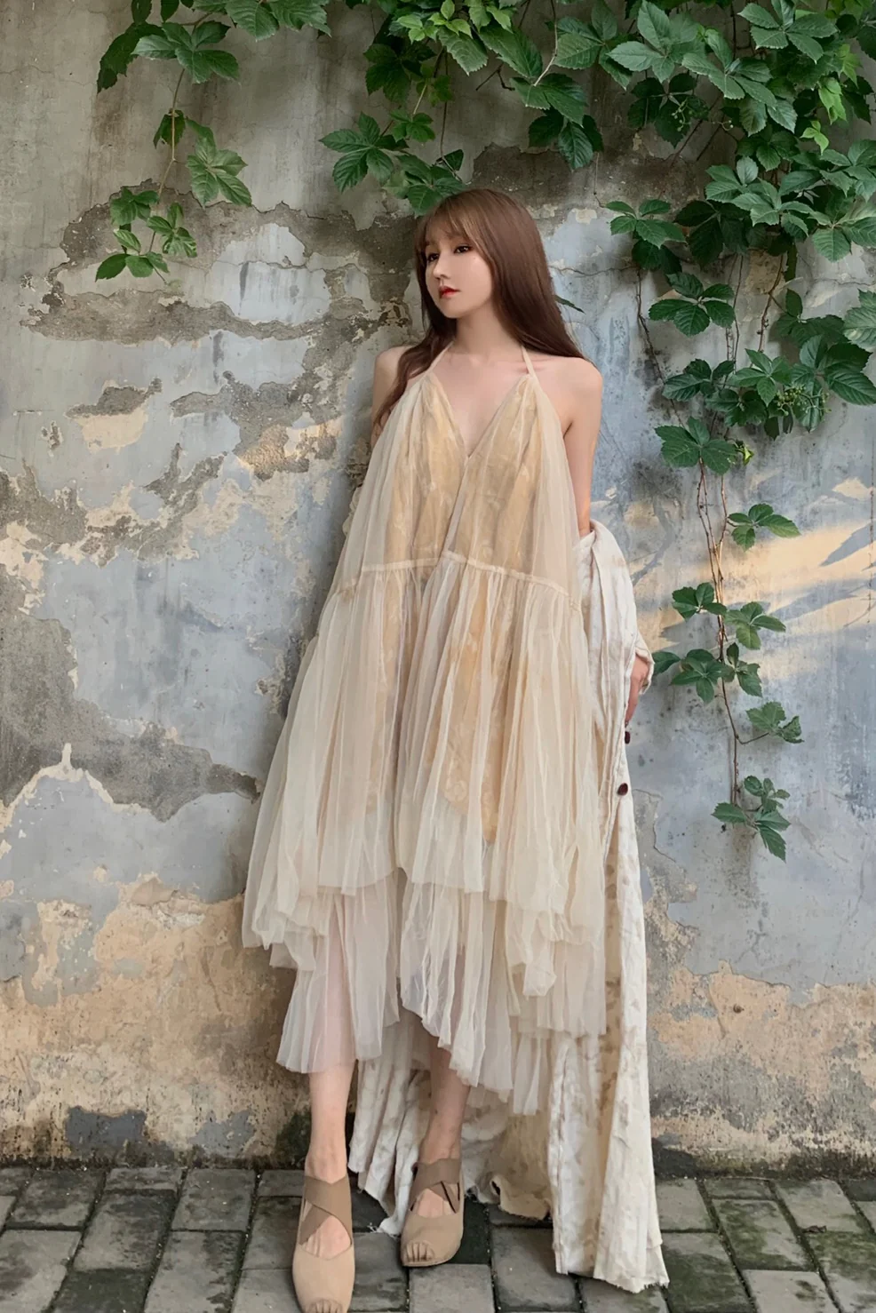 MUTEDANCE Hand Dyed Sand Skirt MD20SS-KAL64 PM001 - Image 4