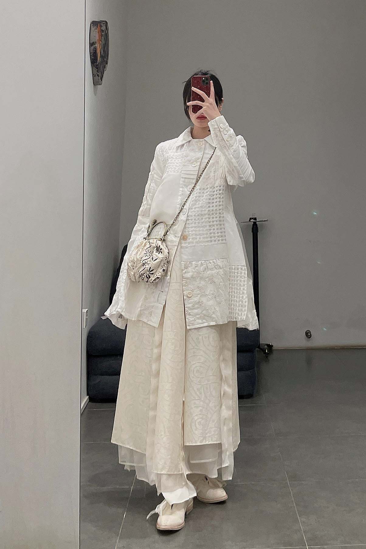 MUTEDANCE jacquard stitching half skirt MD19SS14 - Image 18