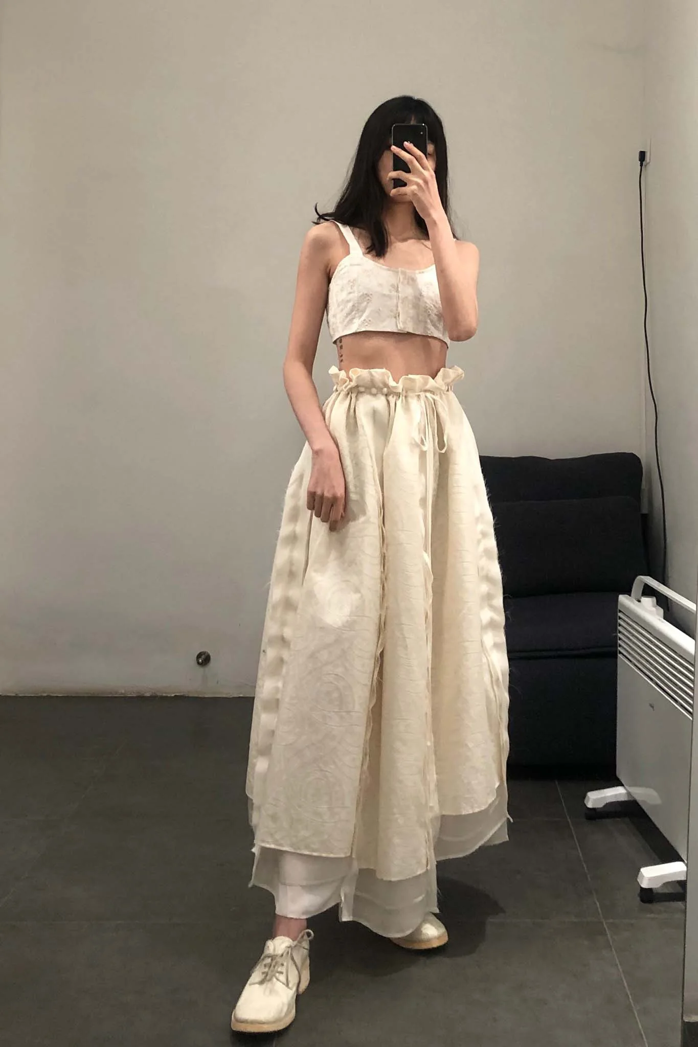 MUTEDANCE jacquard stitching half skirt MD19SS14 - Image 24