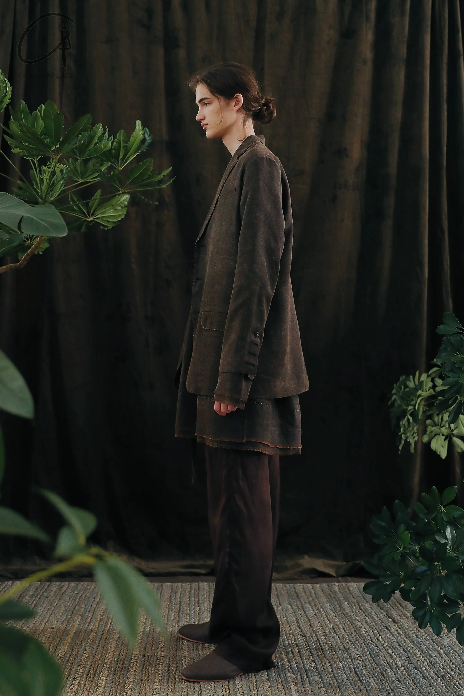 MUTEDANCE linen elastic waist pants MD24SS133 - Image 7