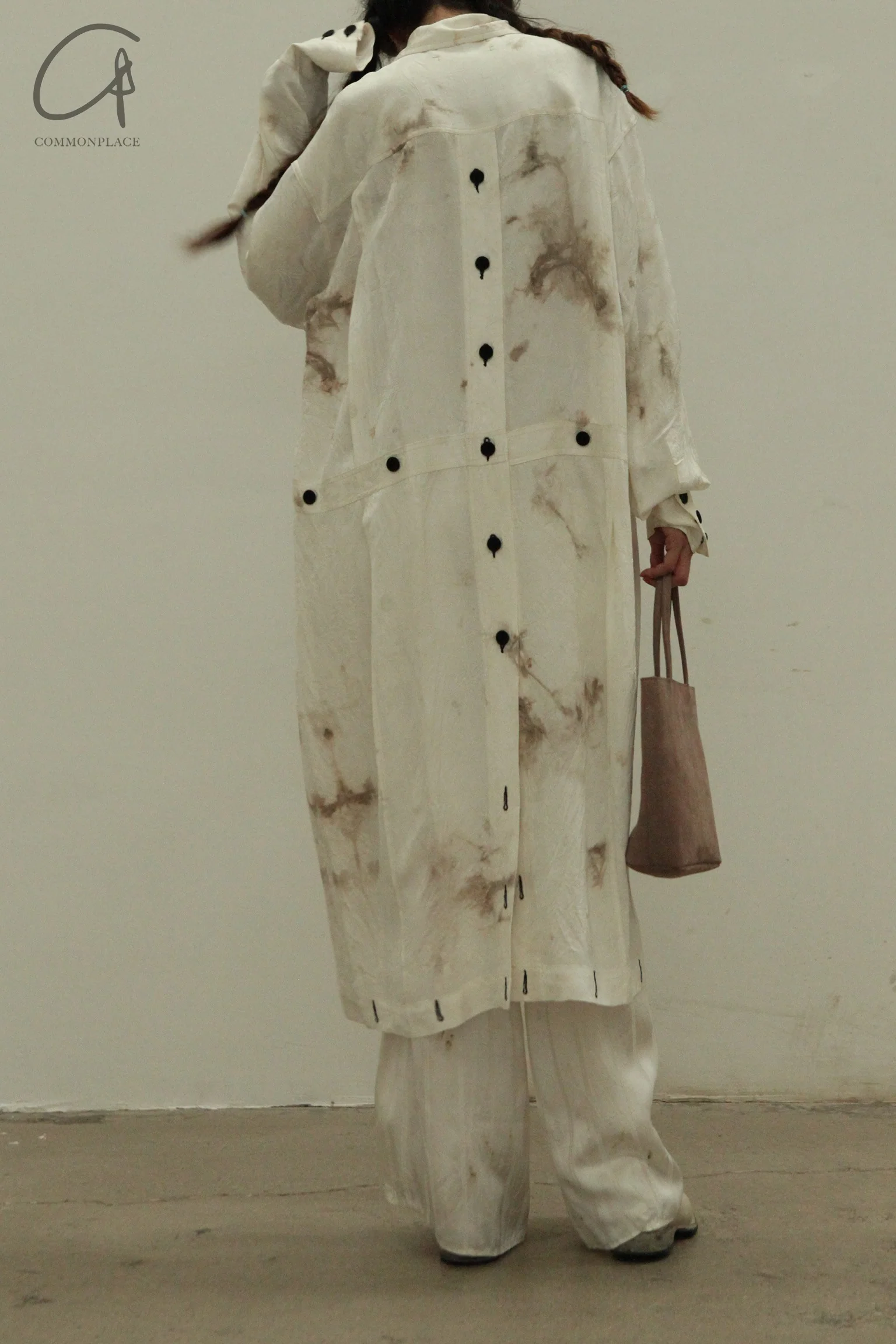 Mutedance 24 Spring/Summer Long Shirt MD-MD24SS129-HUIBAI hoary PM131 - Image 8