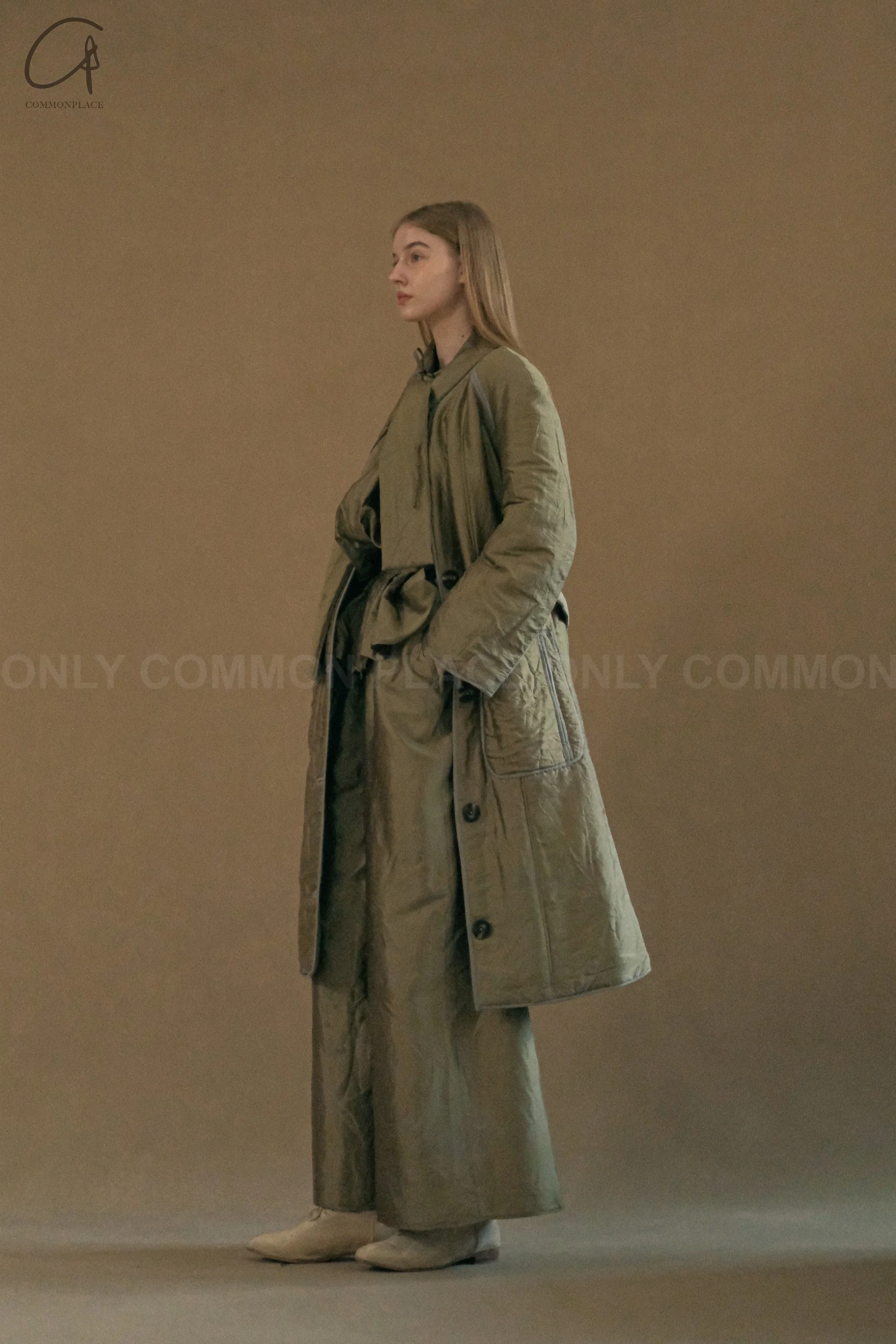 MUTEDANCE long tie jacket MD23FW61 olive PM107 - Image 4
