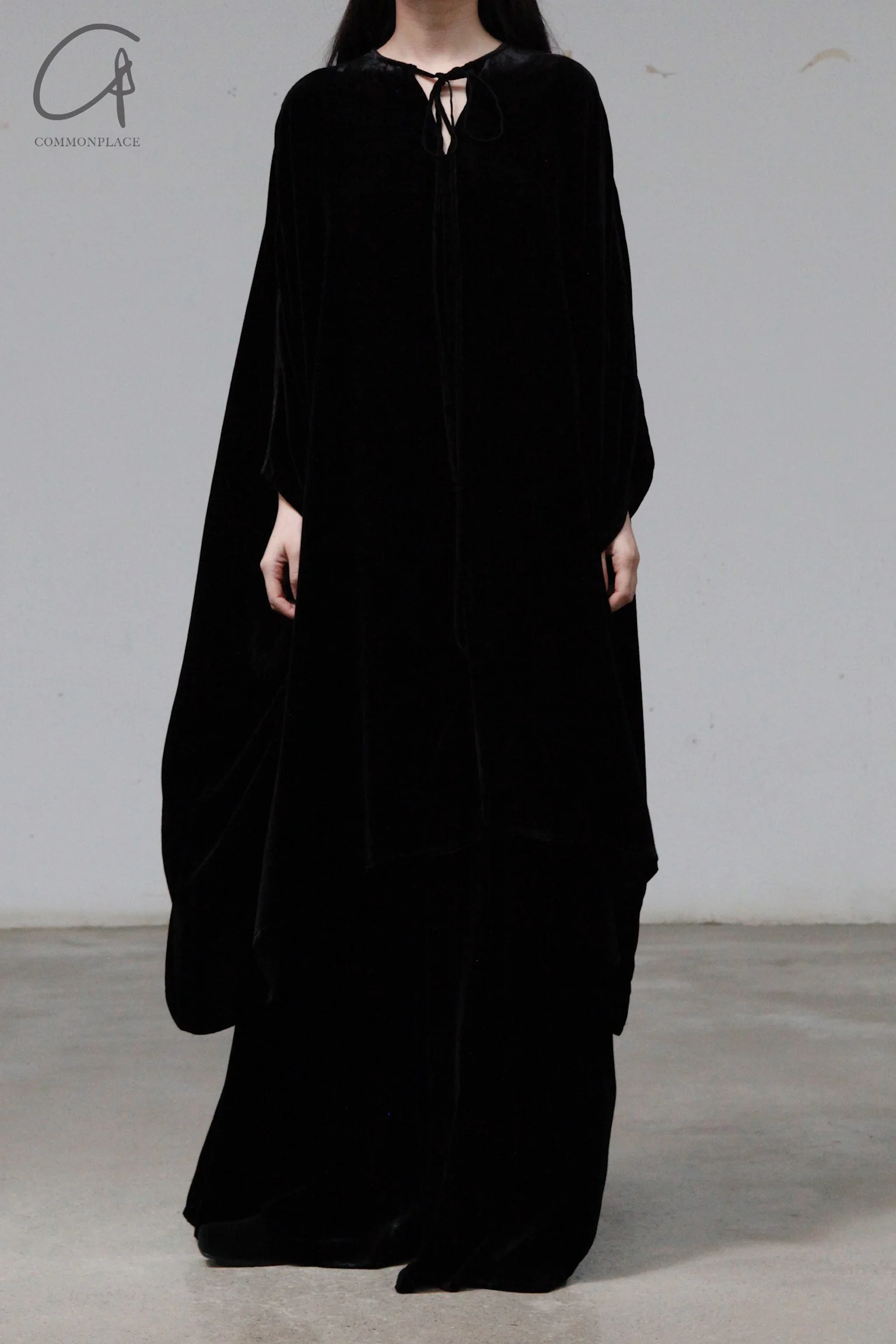 MUTEDANCE Loose Cover Up Dress MD23SS92 Black PM61