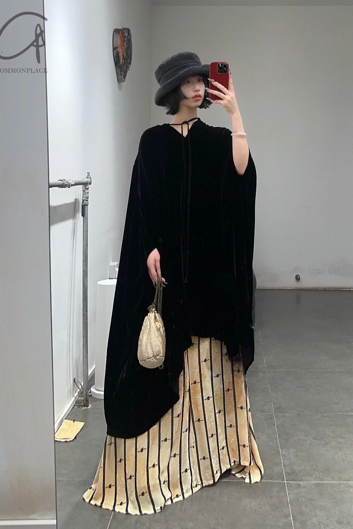 MUTEDANCE Loose Cover Up Dress MD23SS92 Black PM61 - Image 17
