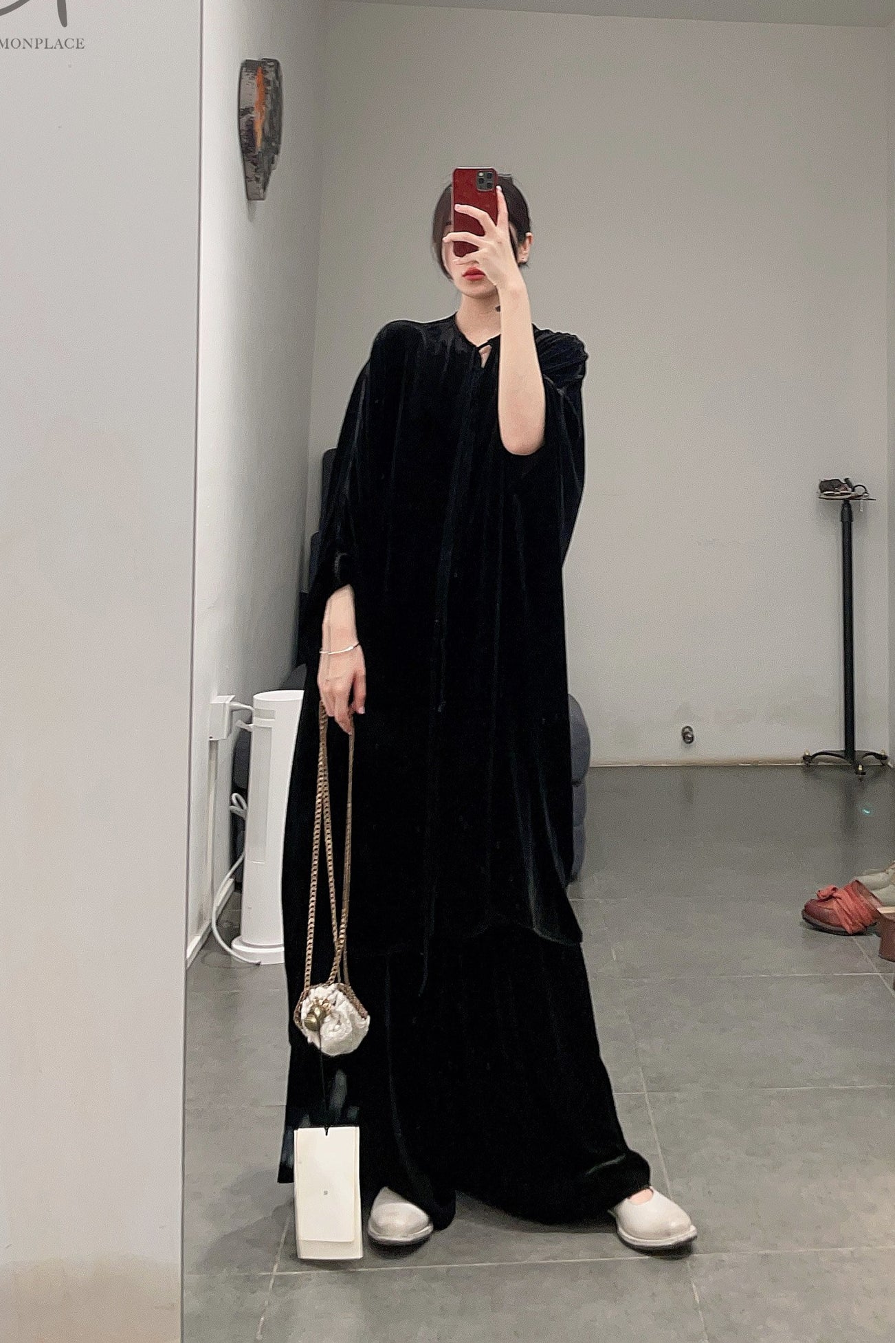 MUTEDANCE Loose Cover Up Dress MD23SS92 Black PM61 - Image 22