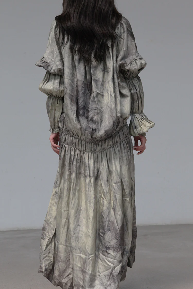 MUTEDANCE MD21SS55 V-neck silk dress - Image 7