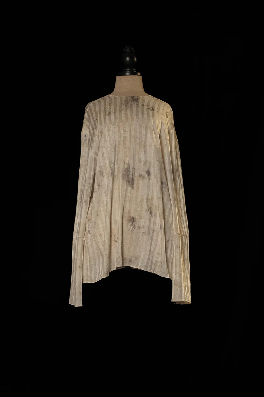 Mutedance 24 Spring and Summer Silk Printed Tops and Shirts Series MD-MD24SS166-HUIBAI-SYD PM133 hoar - Image 6