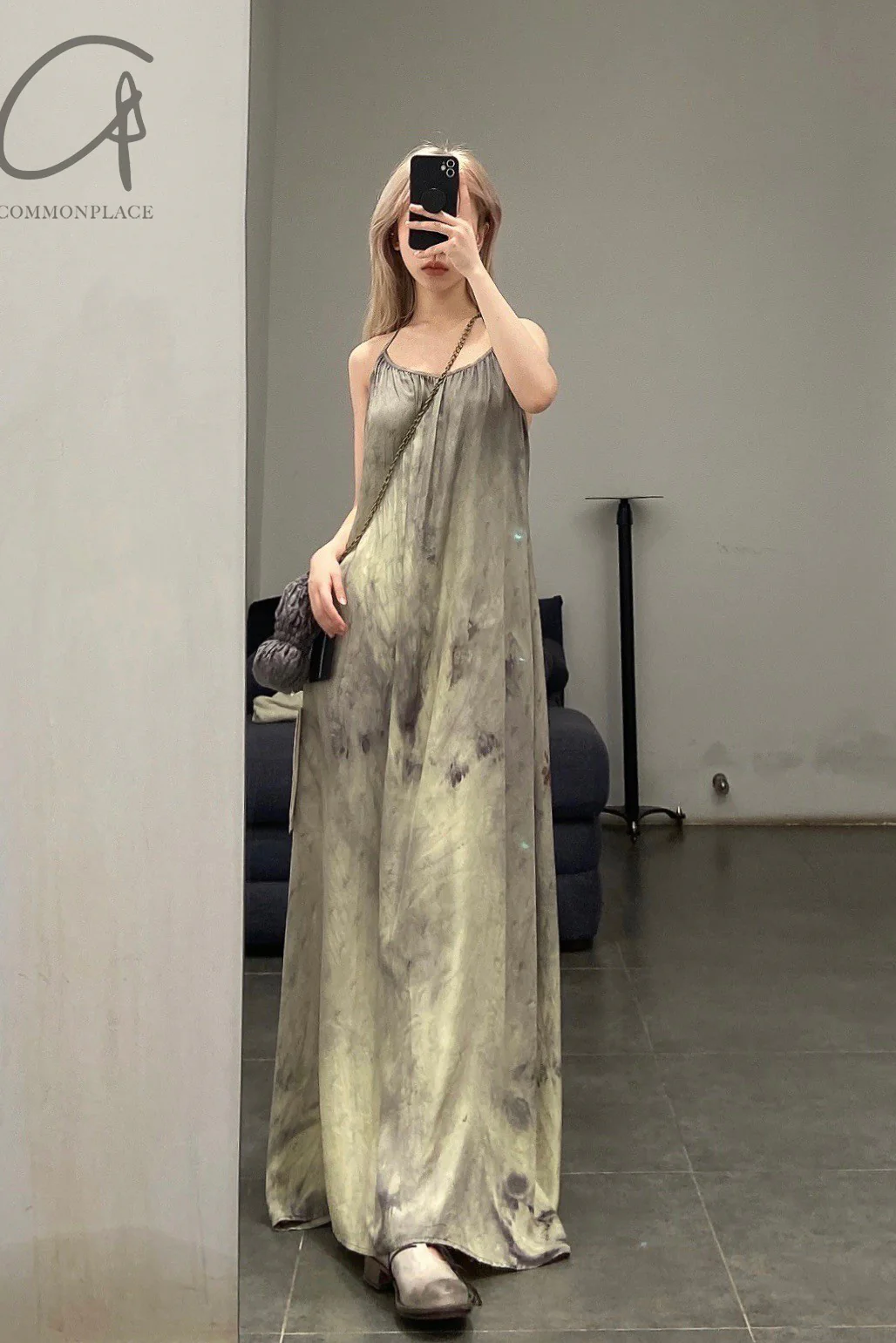 MUTEDANCE printed and dyed suspender dress MD21SS60 - Image 16