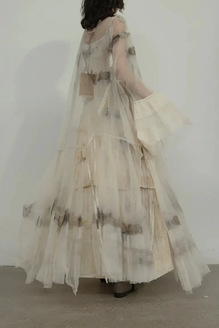 MUTEDANCE printed and dyed yarn dress MD-MD20FW30-HUILUO - Image 4