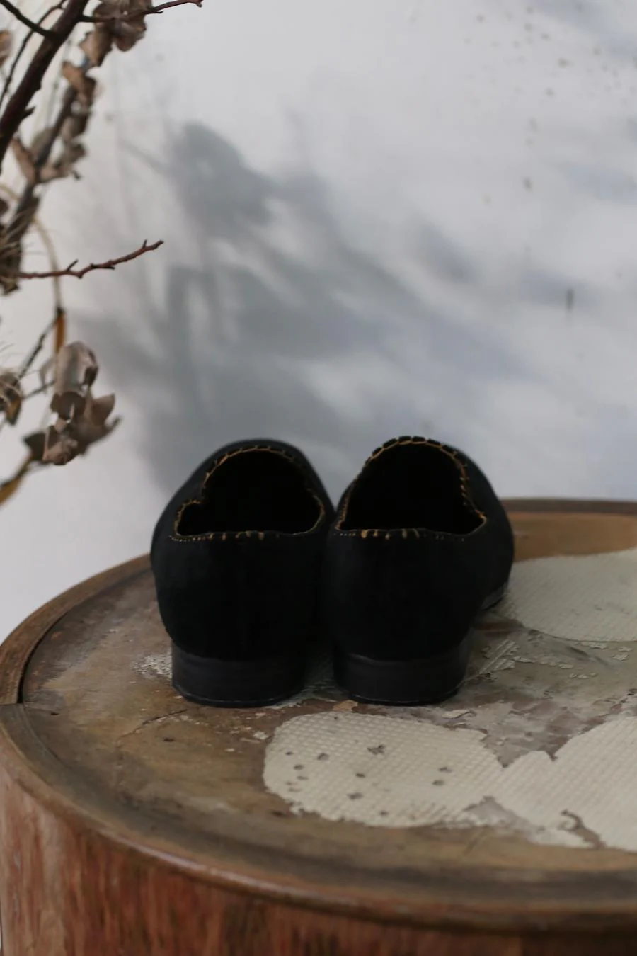 MUTEDANCE sheepskin fluffy face shoes MD-MD22FW77-HEI black - Image 3
