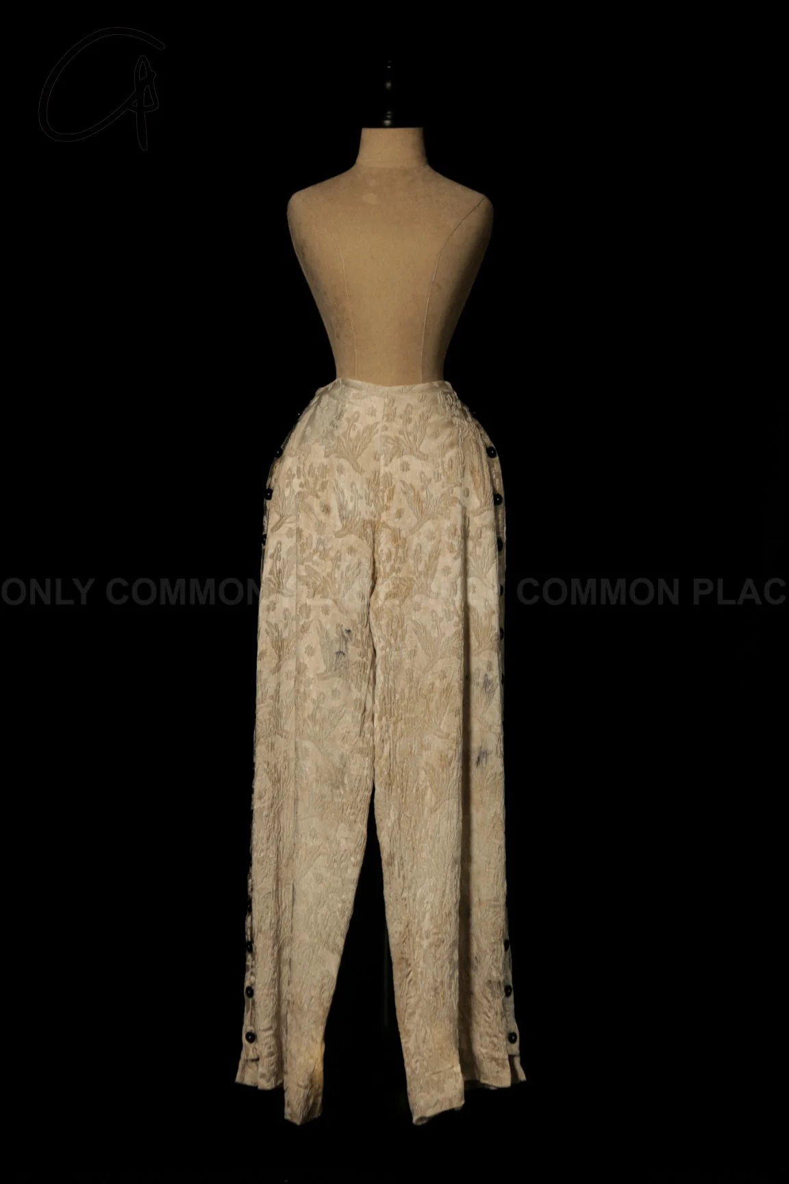 Mutedance 23 Spring/Summer Side Button Adjustable Silk Casual Pants MD-MD23SS40-HUARAN Flower Dye - Image 13
